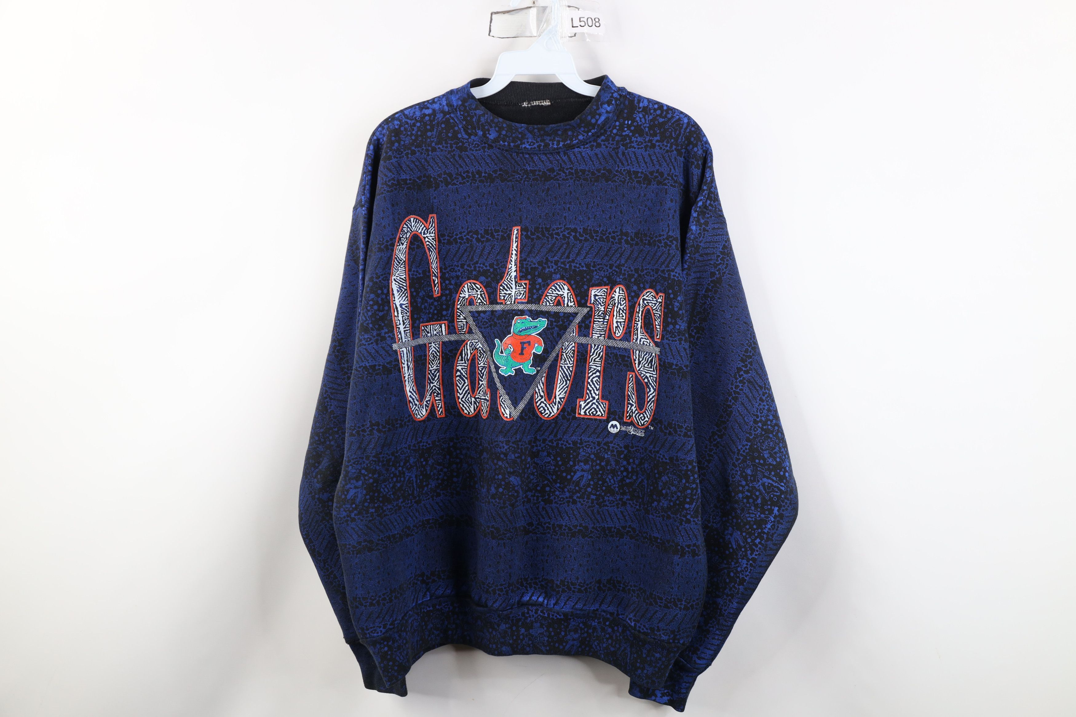Vintage Vintage 90s University of Florida Football Print Sweatshirt Size US L / EU 52-54 / 3 - 1 Thumbnail