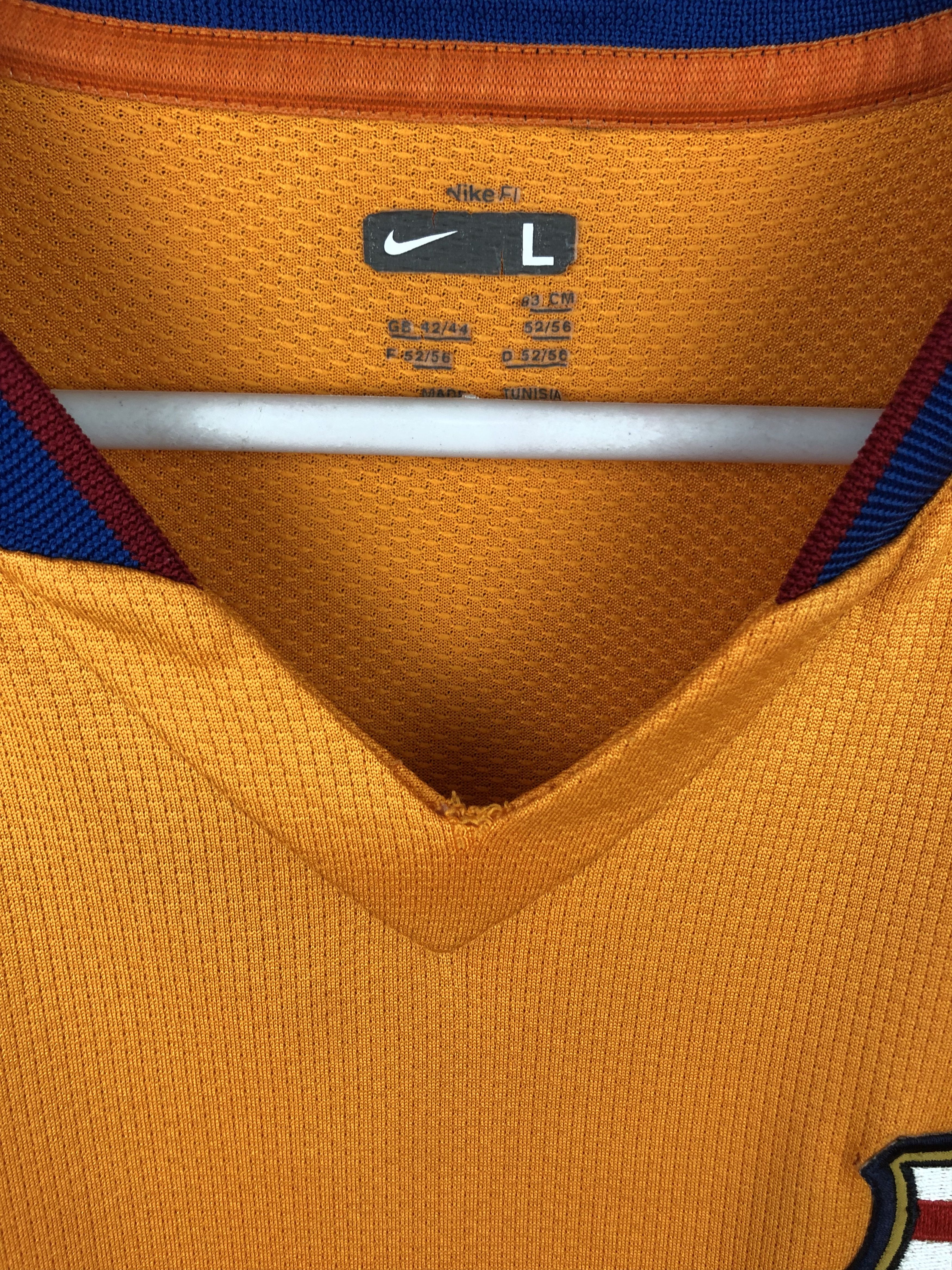 Nike Barcelona football shirt 2006 Soccer Nike Jersey Camiseta Size US L / EU 52-54 / 3 - 8 Thumbnail