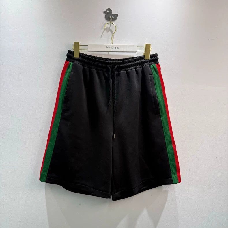Gucci Gucci Drawstring Shorts with Logo Patch-2506 Size US 27 - 2 Thumbnail