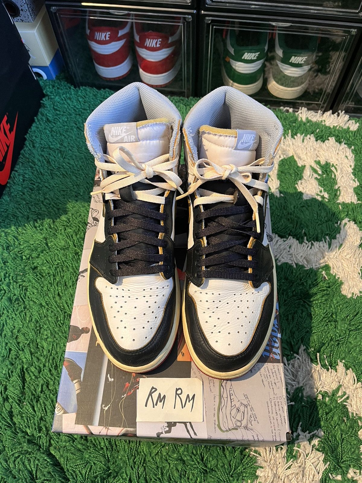 Nike × Union LA Jordan 1 Union Black Toe Size US 10.5 / EU 43-44 - 3 Thumbnail