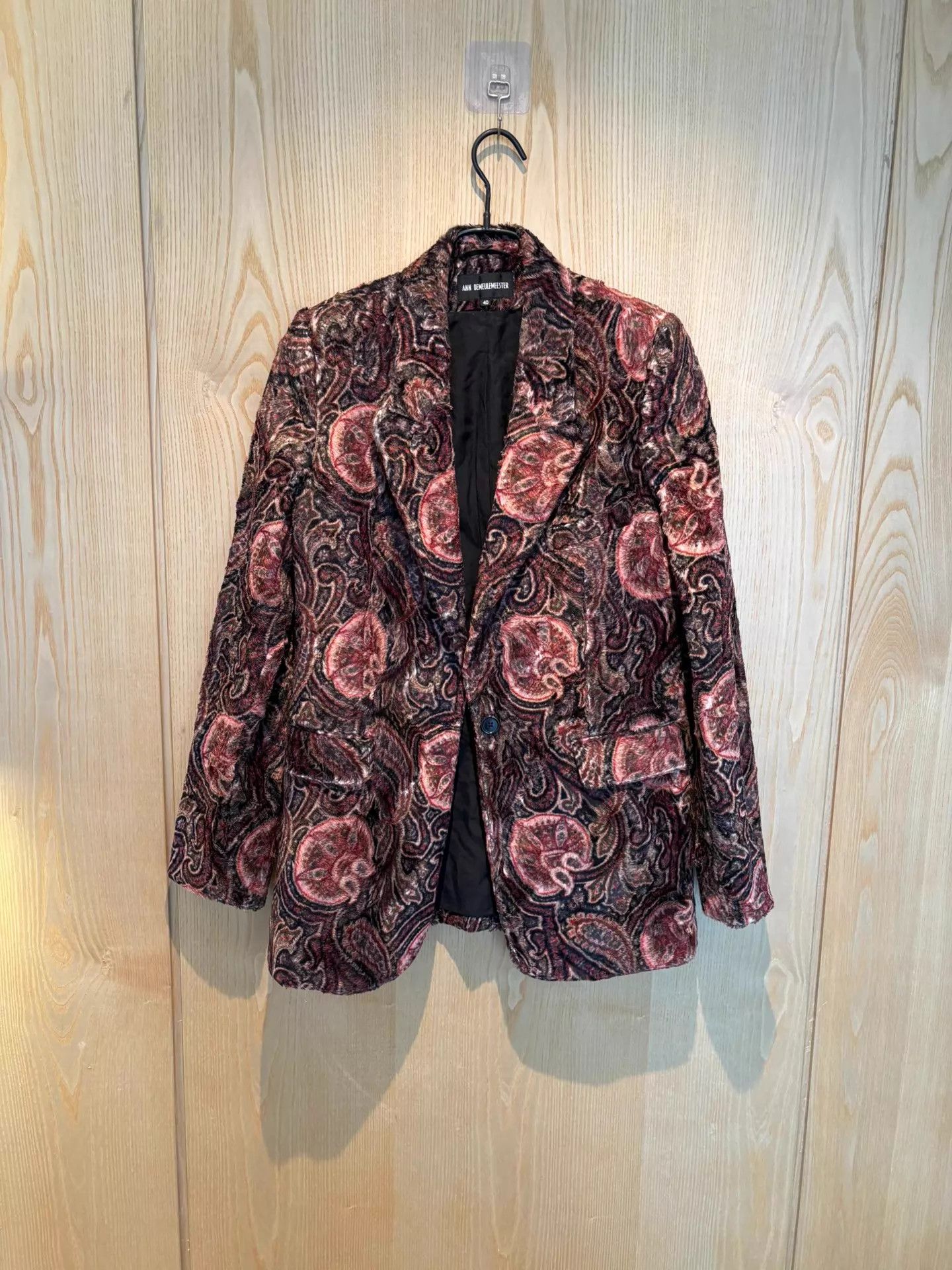 Ann Demeulemeester Ann Demeulemeester Floral Print Suit Jacket 40 Size S / US 4 / IT 40 - 6 Thumbnail