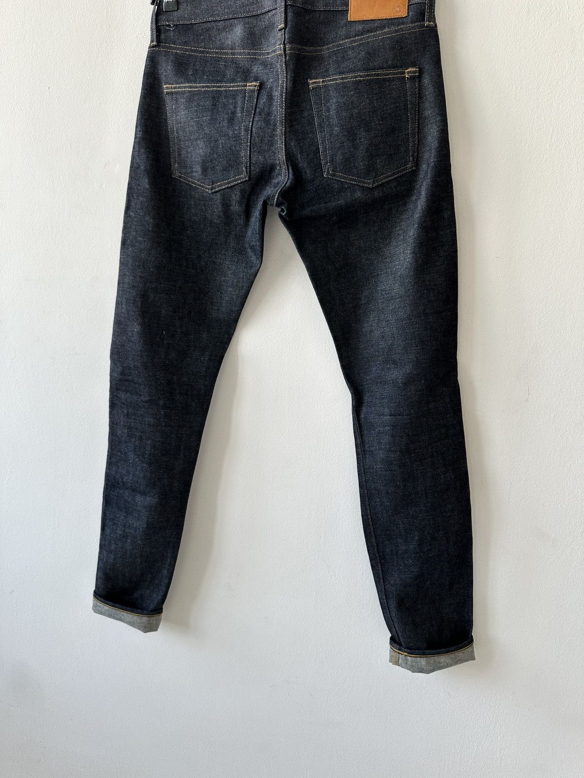AG Adriano Goldschmied AG Dylan Slim Skinny Jeans 30x34 Dark Wash Indigo Selvedge Size US 30 / EU 46 - 15 Thumbnail