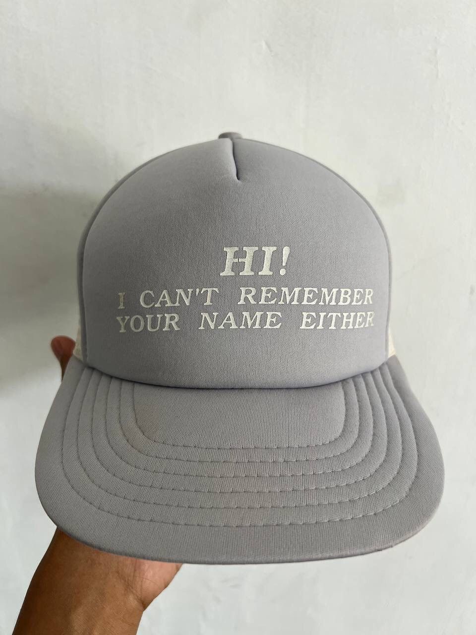 Japanese Brand I cant remember your name either Trucker Hat Size ONE SIZE - 5 Thumbnail