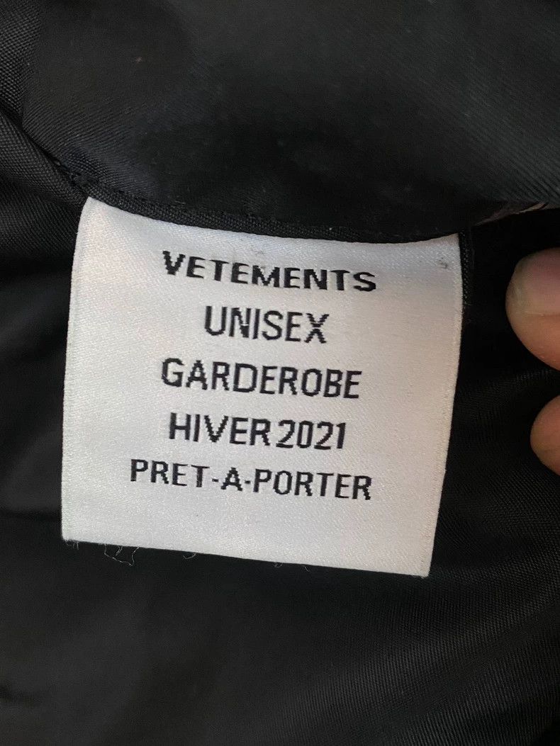 Vetements Vetements Alpha S size reversible bomber, instruction cott Size US S / EU 44-46 / 1 - 6 Thumbnail