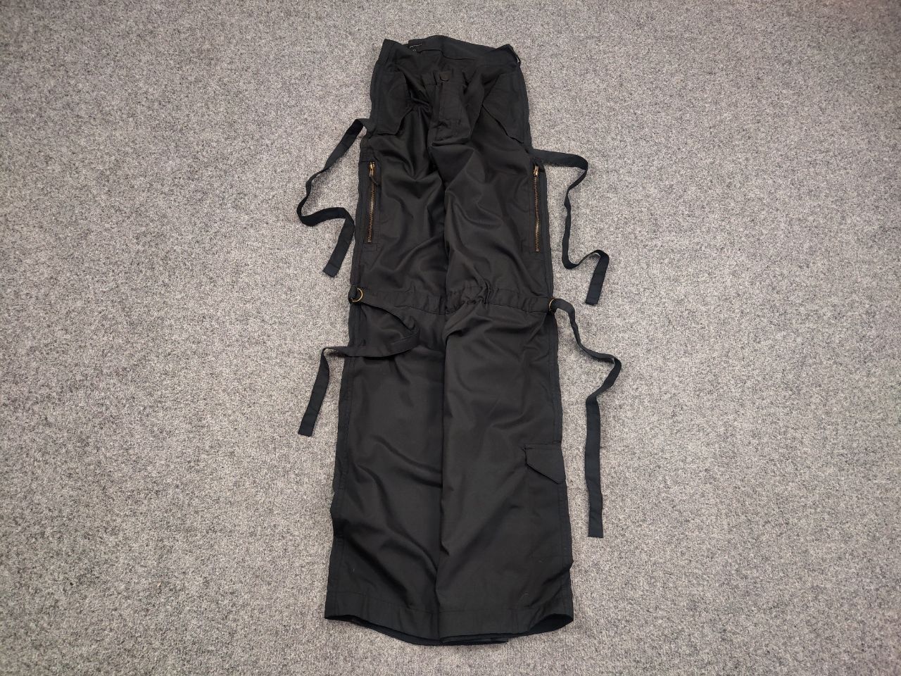 If Six Was Nine Vintage if six was nine Style Gondage Zip Cargo Baggy Pants Size US 34 / EU 50 - 2 Thumbnail