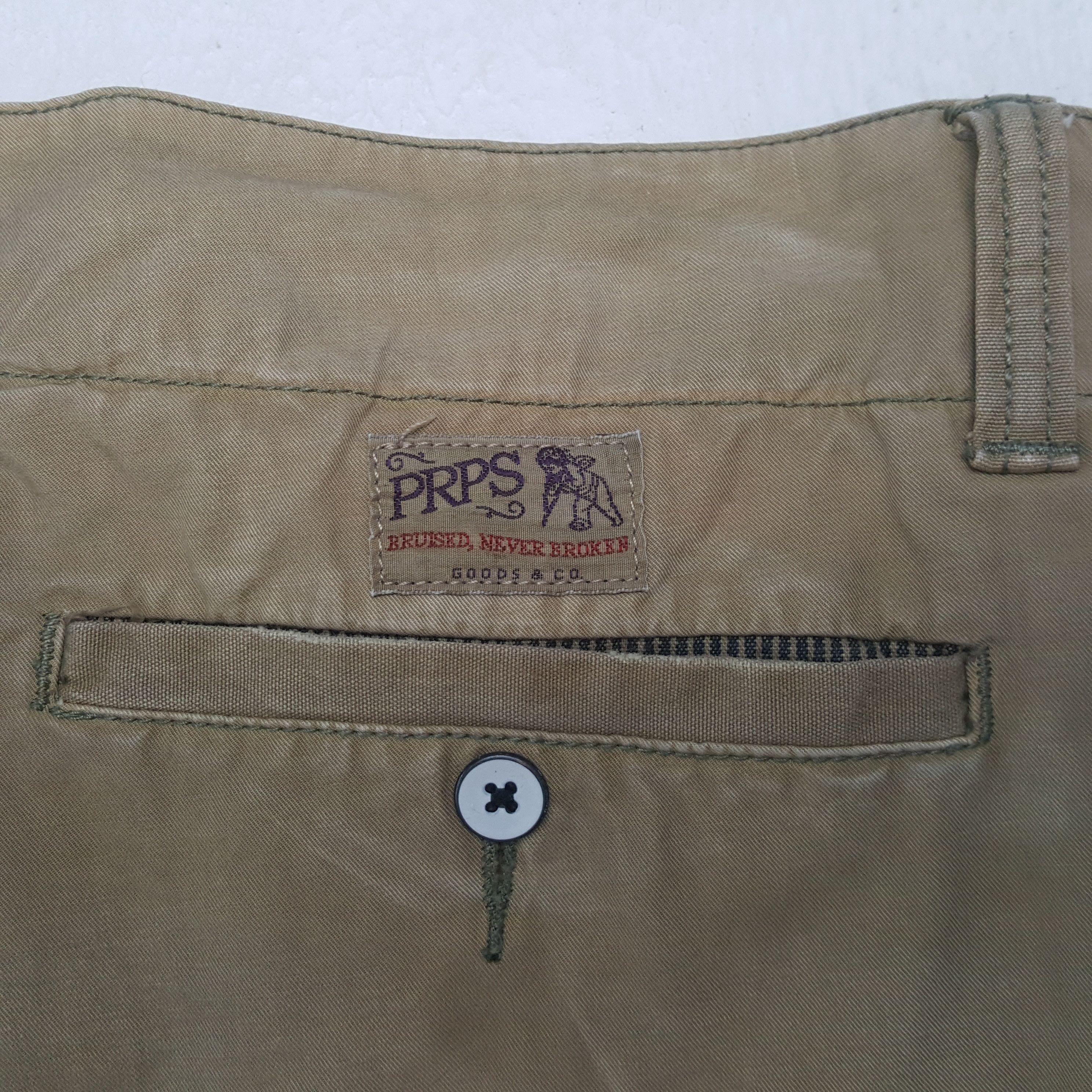 Prps Vintage Prps Goods & Co Japanese Brand Cargo Jeans RR23 Size US 36 / EU 52 - 17 Thumbnail