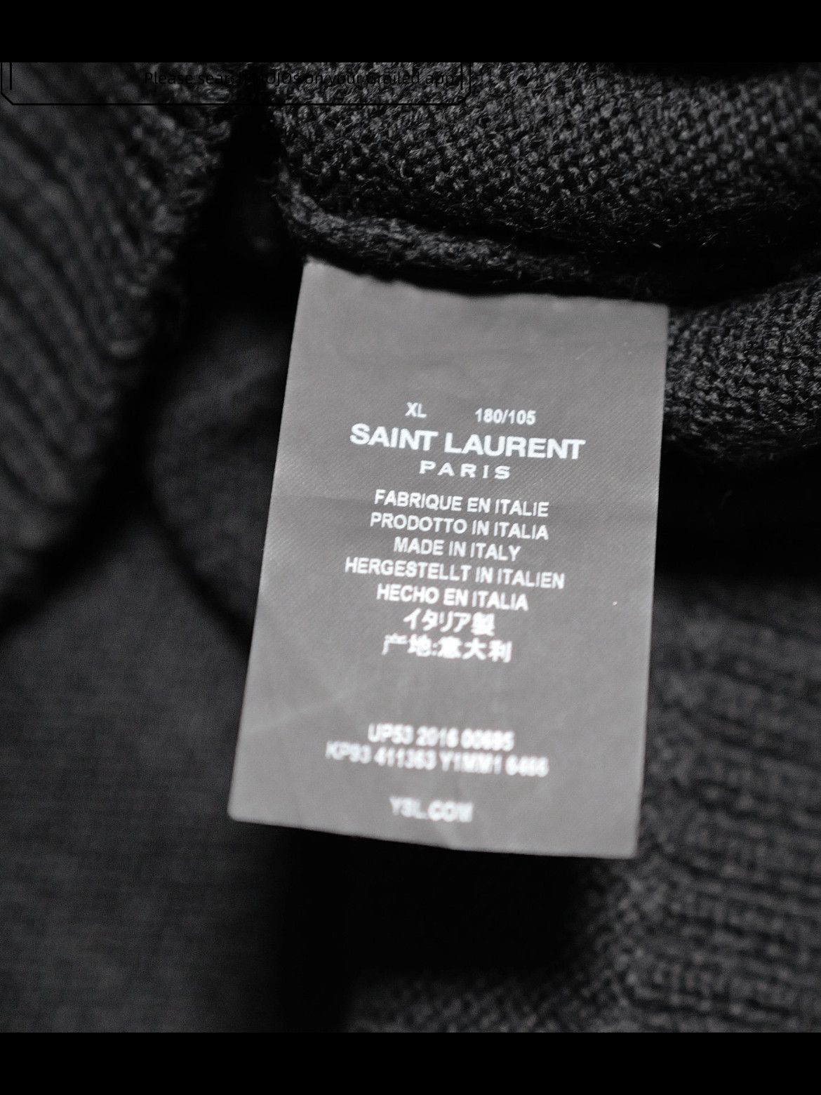 Saint Laurent Paris Saint Laurent Paris 16SS Runway Dinosaur Pattern Knitwear Size US XL / EU 56 / 4 - 3 Thumbnail