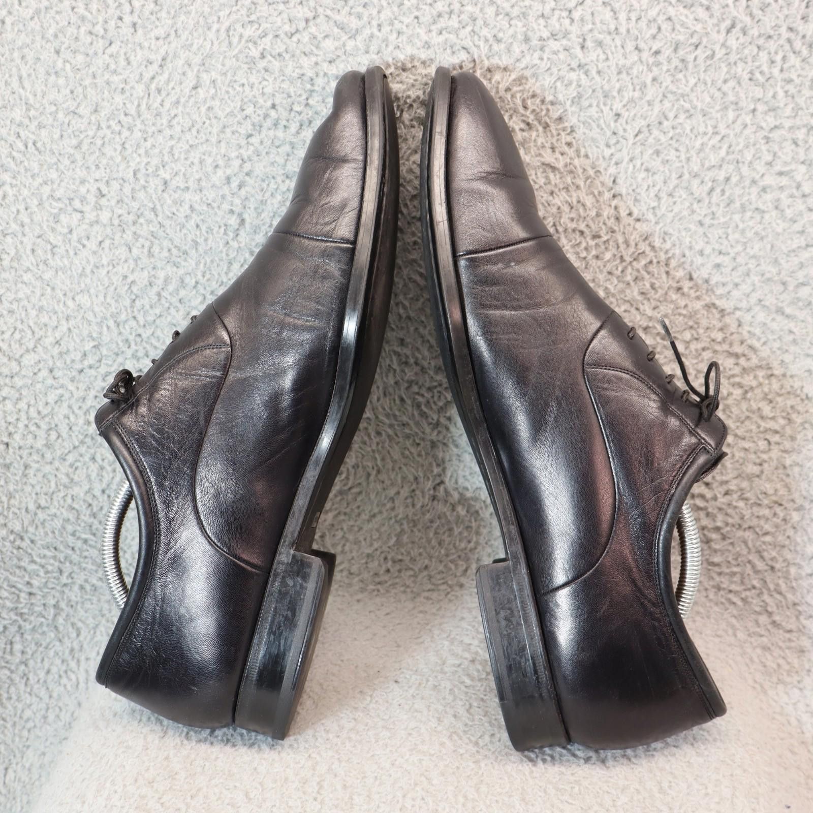 Magnanni Magnanni Federico Mens 13 (D) Oxford Black Leather Cap 12654 Size US 13 / EU 46 - 7 Thumbnail