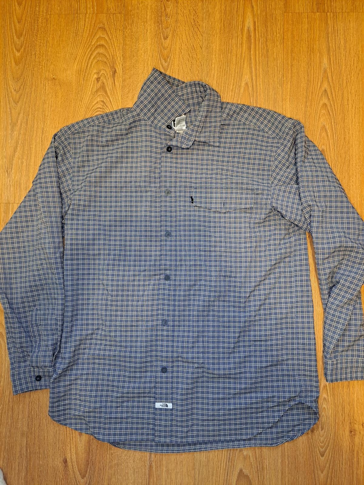 The North Face The North Face Button Up Shirt Mens Large Blue Plaid Size US L / EU 52-54 / 3 - 1 Thumbnail
