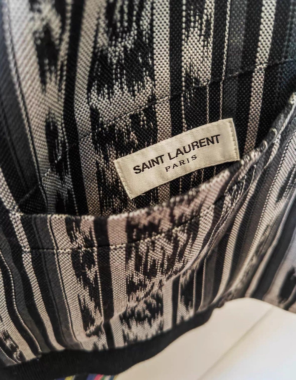 Saint Laurent Paris Saint Laurent Paris Saint Laurent Reversible Striped Jacke Size US M / EU 48-50 / 2 - 5 Thumbnail