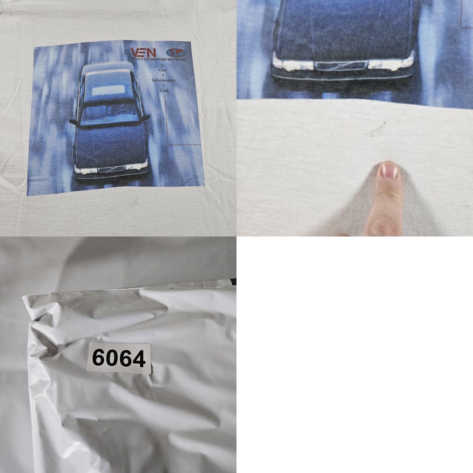 Vintage Volvo VEN Enterprise Network Shirt Mens XL White Car Graphic Tee Promo Size US XL / EU 56 / 4 - 8 Thumbnail