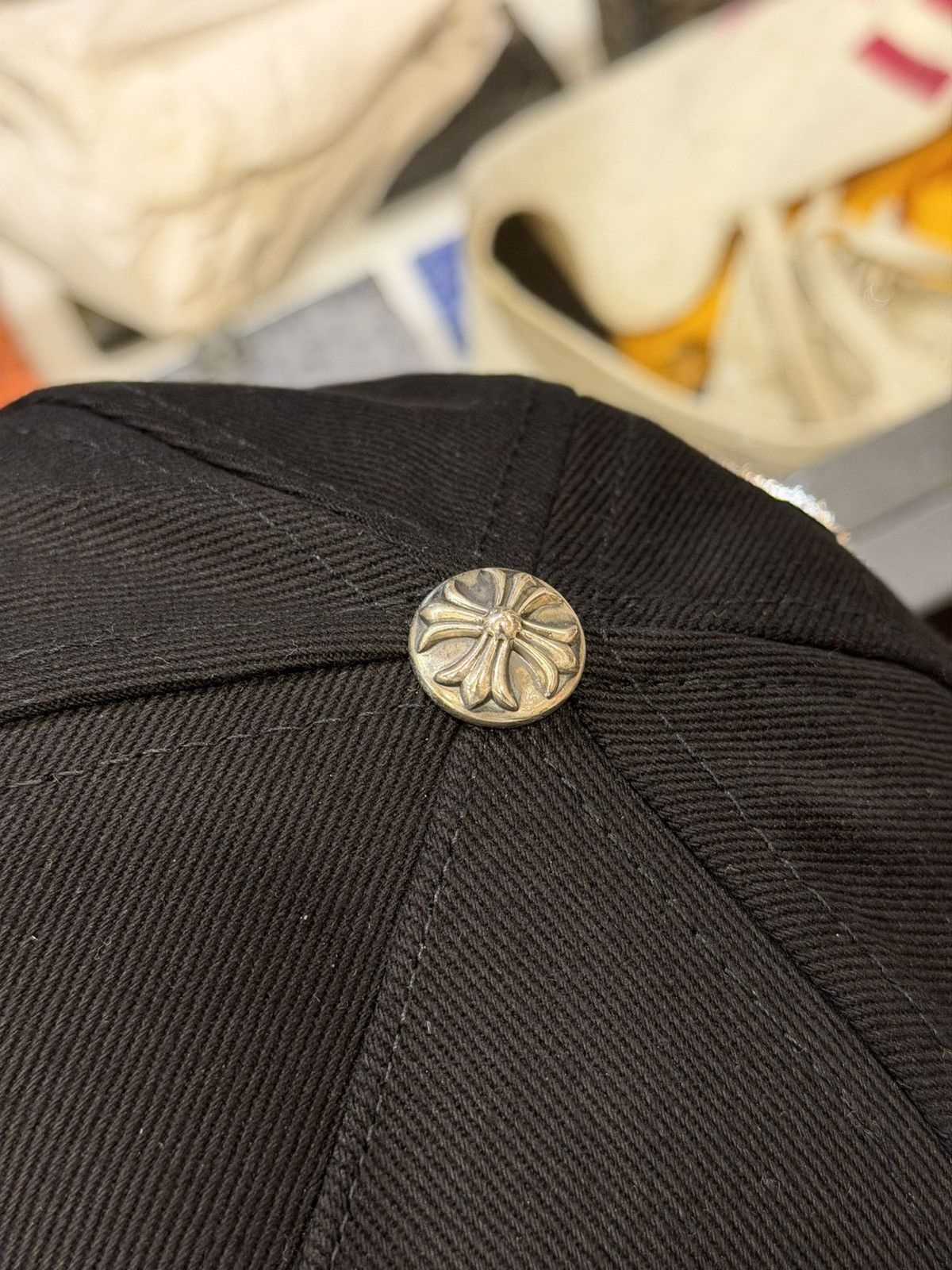 Chrome Hearts Chrome Hearts Denim Horseshoe Baseball Snapback Size ONE SIZE - 3 Thumbnail