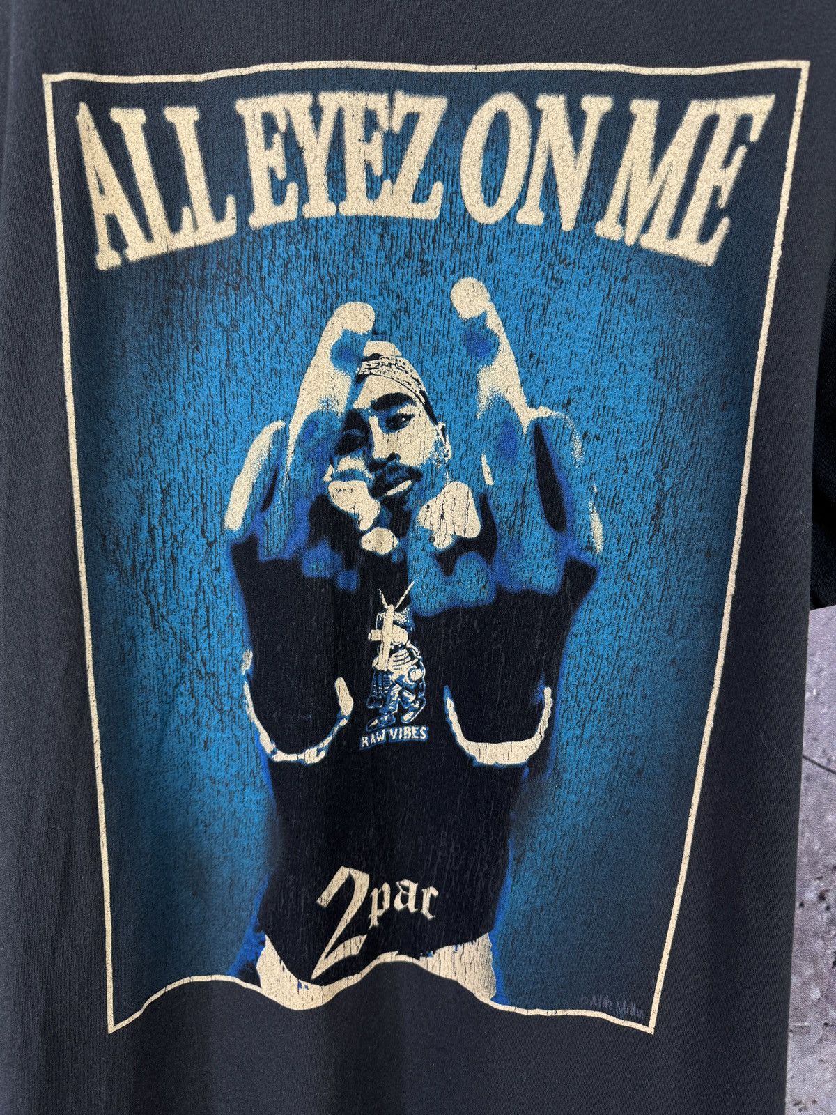 Rap Tees Men’s 2Pac All Eyez On Me T-Shirt Streetwear Size Medium Size US M / EU 48-50 / 2 - 6 Thumbnail