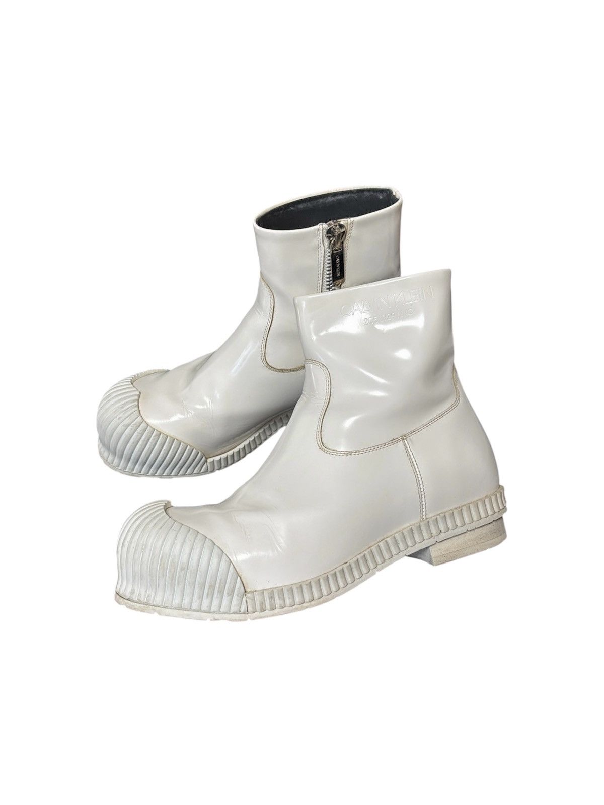 Raf Simons Raf Simons Calvin Klein Fireman Rubber Toe Boots Size US 8.5 / IT 38.5 - 1 Thumbnail