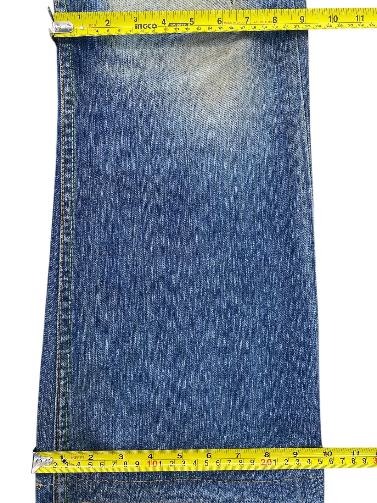 Energie Energie Faded Wash Distressed Style Boot Cut Jeans Size US 34 / EU 50 - 9 Thumbnail