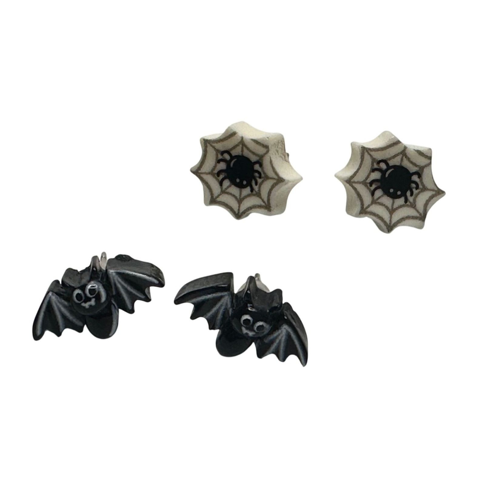 Other Two Pairs of Women's Halloween Earrings (1 Bat Pair and 1 Sp Size ONE SIZE - 6 Thumbnail