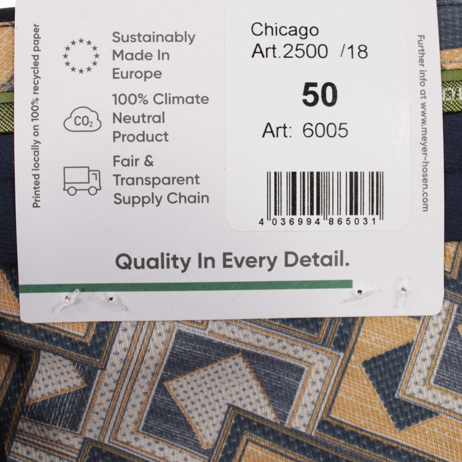 Other Meyer New with tags Dress Pants Size 34 US In Blue Size US 34 / EU 50 - 5 Thumbnail
