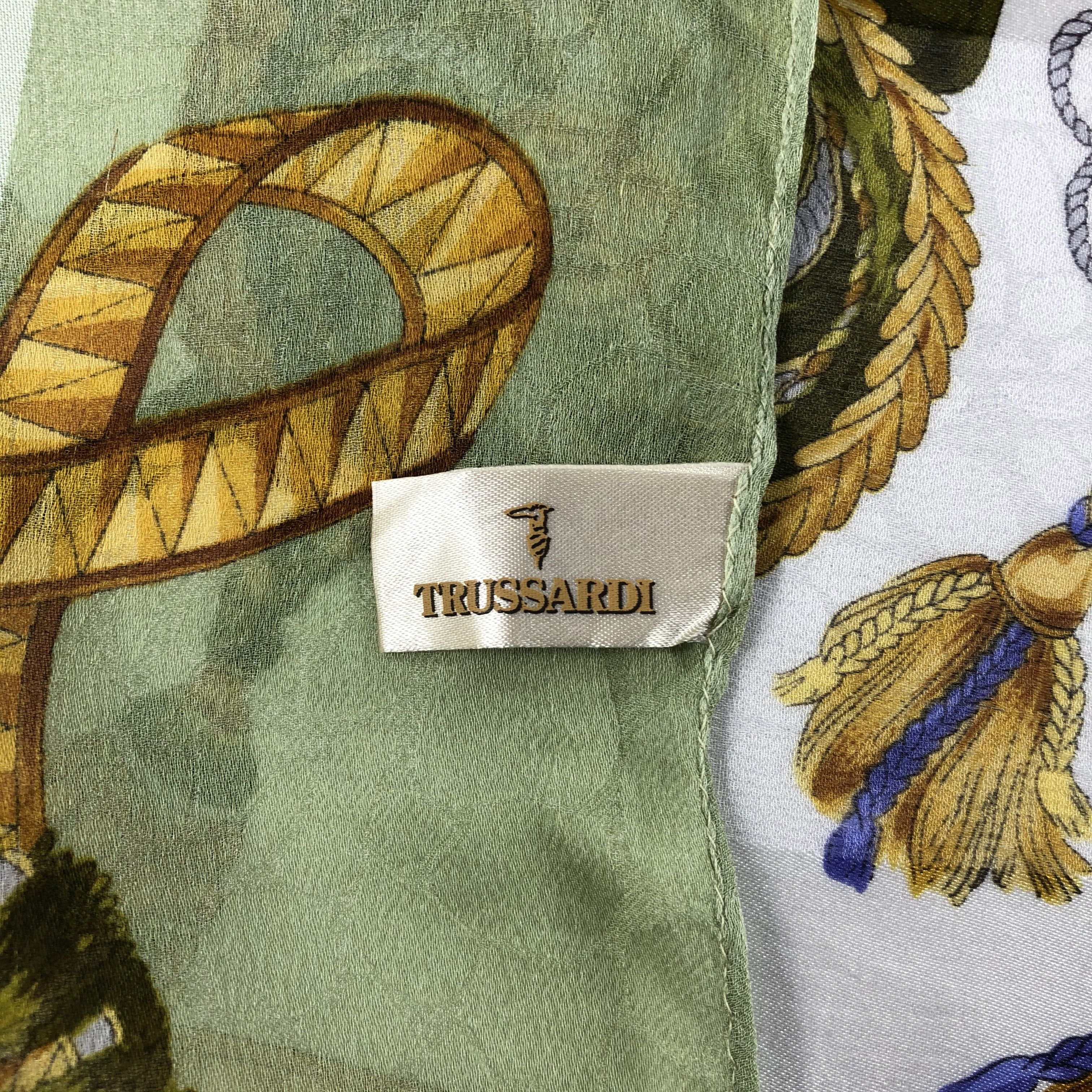 Trussardi Vintage Trussardi Silk Scarf Size ONE SIZE - 5 Thumbnail