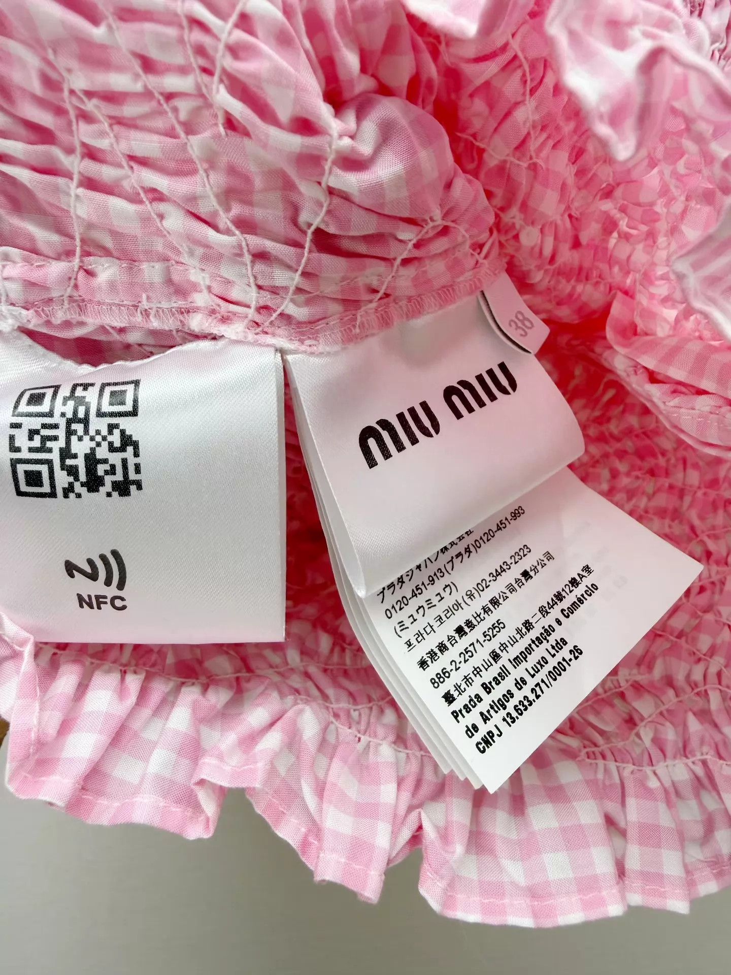 Miu Miu MIU MIU Women's NWT Shirt 38 Size XS / US 0-2 / IT 36-38 - 4 Thumbnail