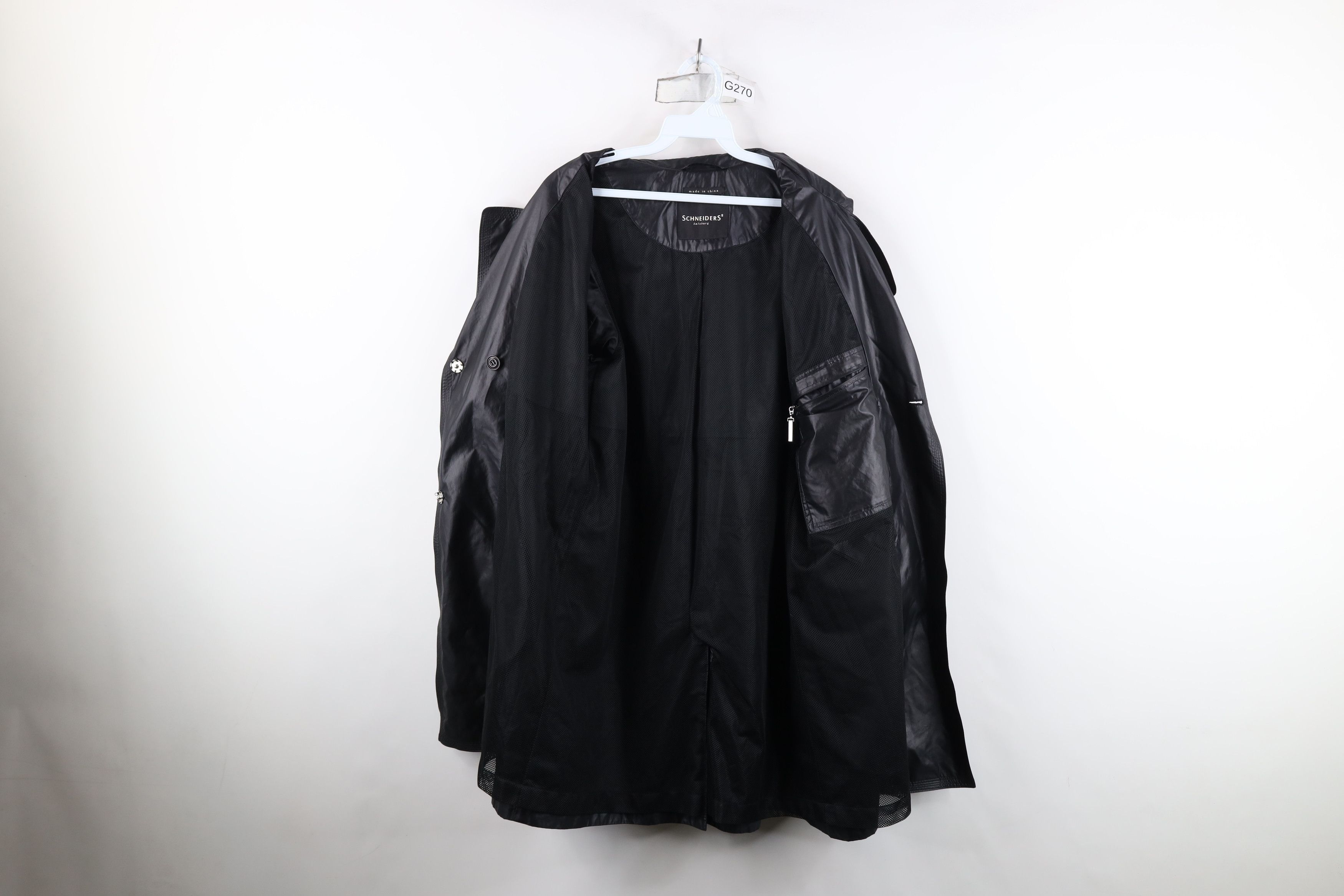 Vintage Schneiders Salzburg Trench Coat Rain Jacket Windbreaker Size M / US 6-8 / IT 42-44 - 10 Thumbnail