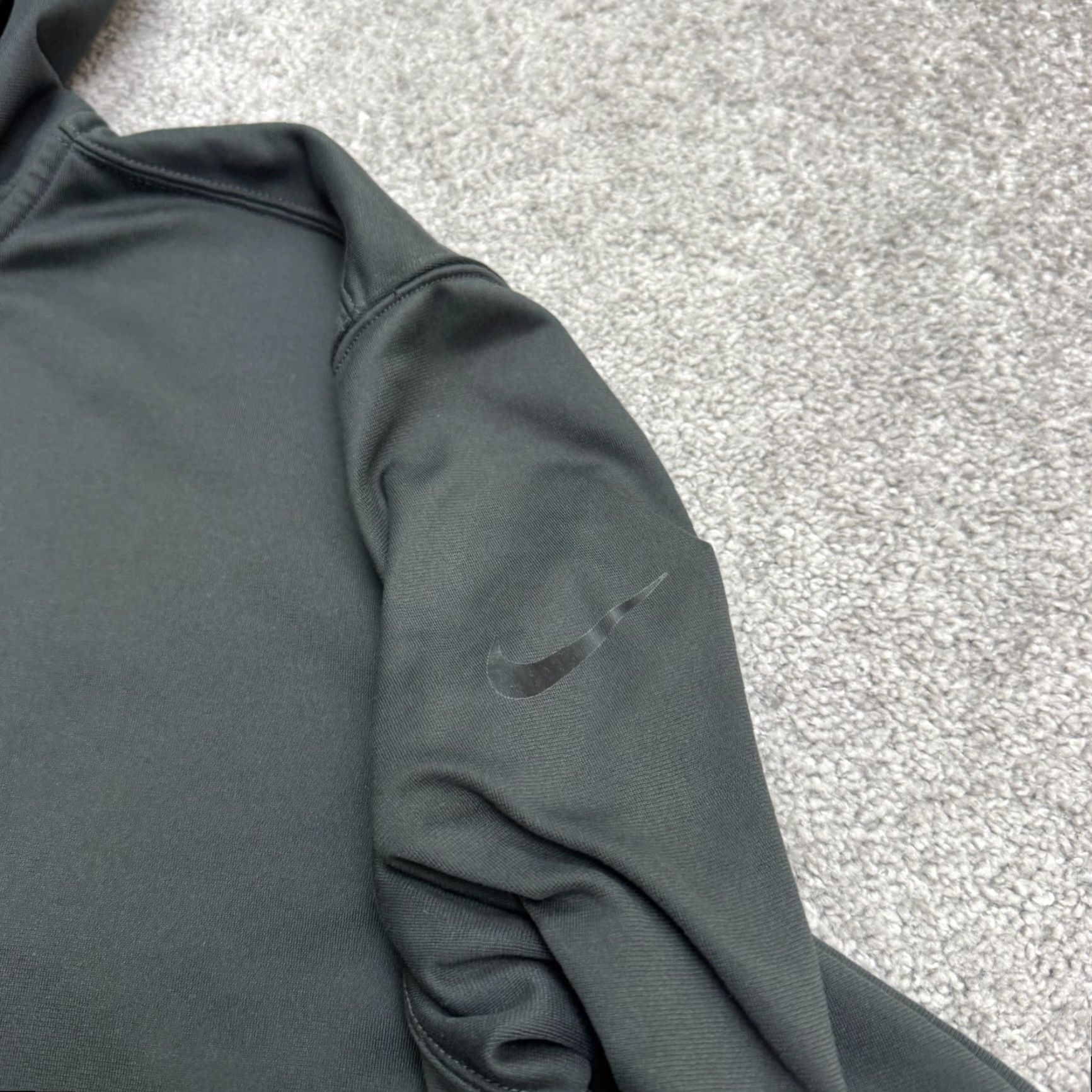 Nike Nike Dri-Fit Hoodie Mens Large Gray Sweatshirt Zip Fleece Activewear Size US L / EU 52-54 / 3 - 6 Thumbnail