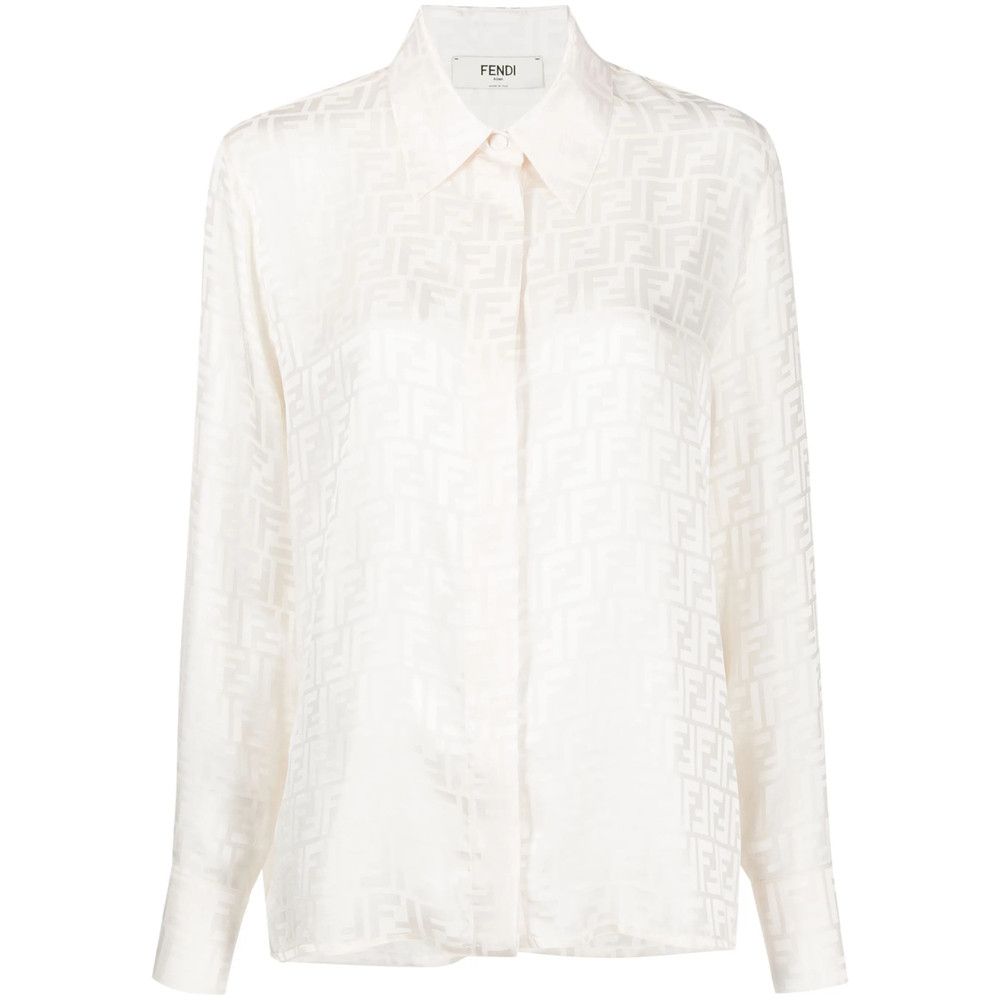 Fendi Fendi NEUTRALS Tops - Shirts Size S / US 4 / IT 40 - 1 Thumbnail