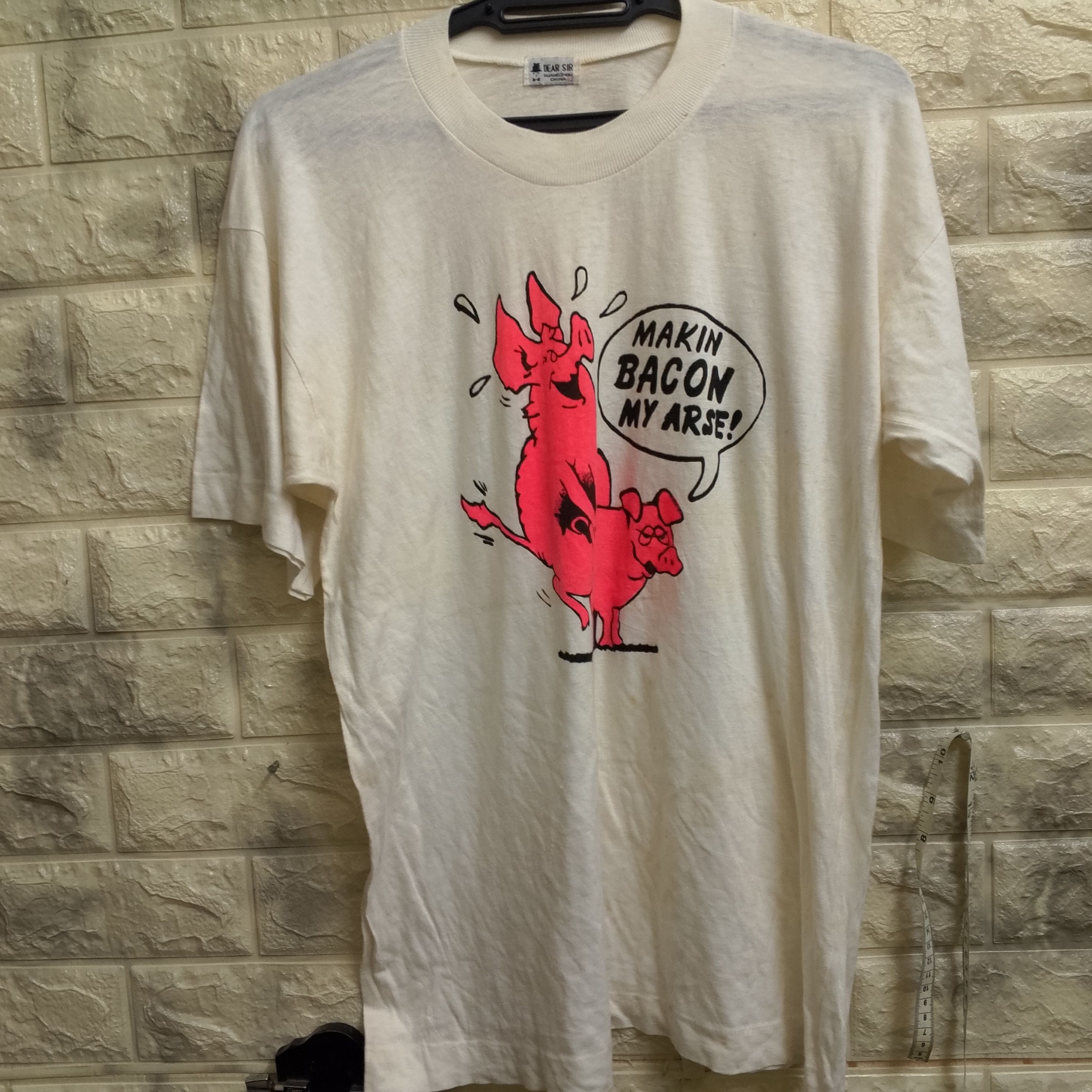 Vintage Vintage humor t shirt 80s Size US M / EU 48-50 / 2 - 1 Thumbnail