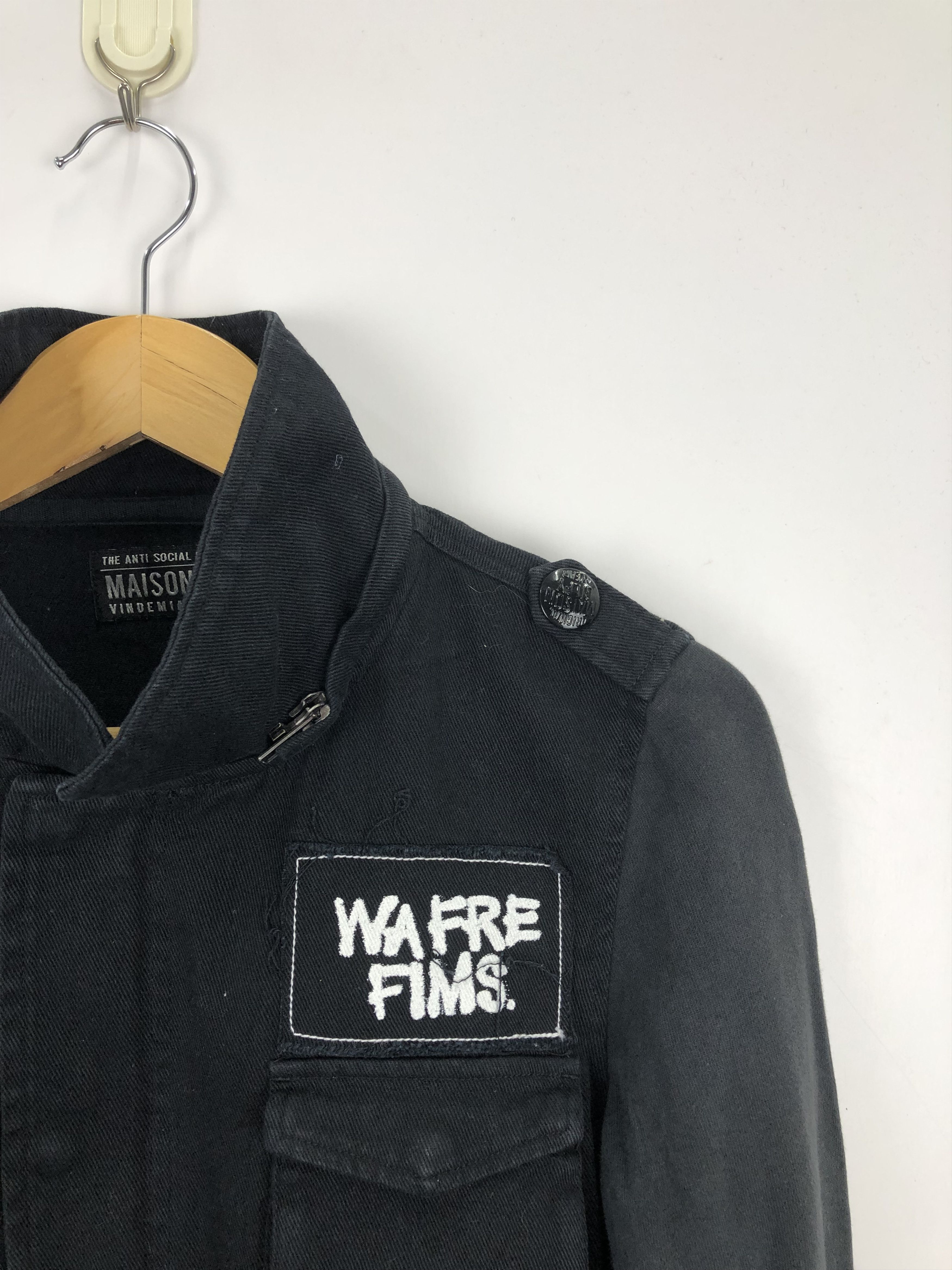Anti Social Social Club Vintage The Anti Social Vindemia x Petram Punk Jacket J0726 Size US S / EU 44-46 / 1 - 6 Thumbnail
