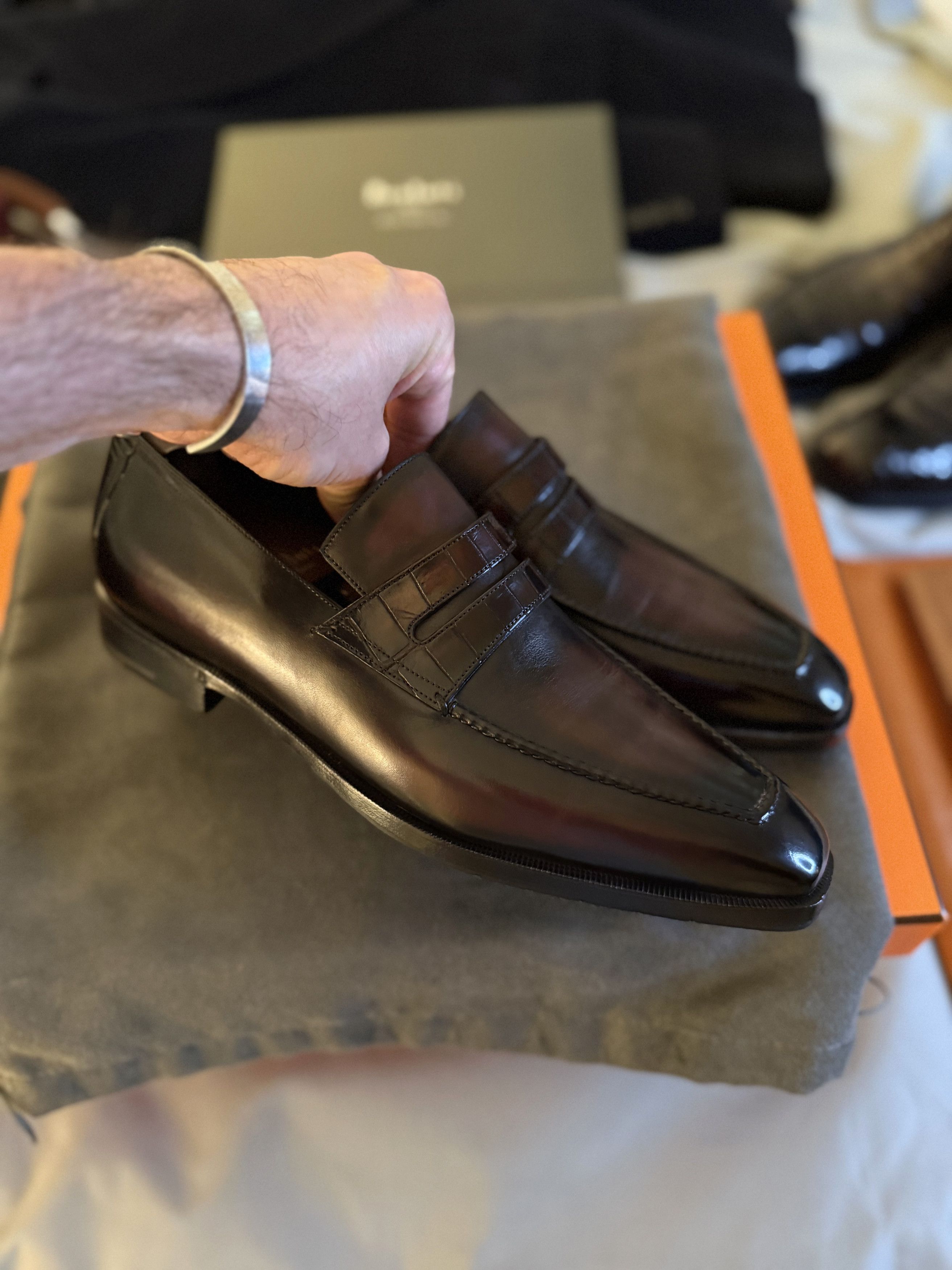 Berluti Ultimate Ultra-Rare $4,200 Alligator Loafers Godly Details Size US 8.5 / EU 41-42 - 18 Thumbnail
