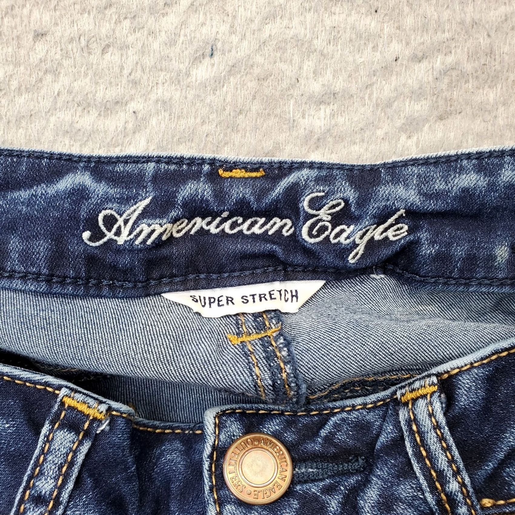 American Eagle Outfitters American Eagle Outfitters Jeans Womens 4 Blue Jegging Skinny Stretch Fit 5-Pocket Denim Size 27" / US 4 / IT 40 - 7 Thumbnail