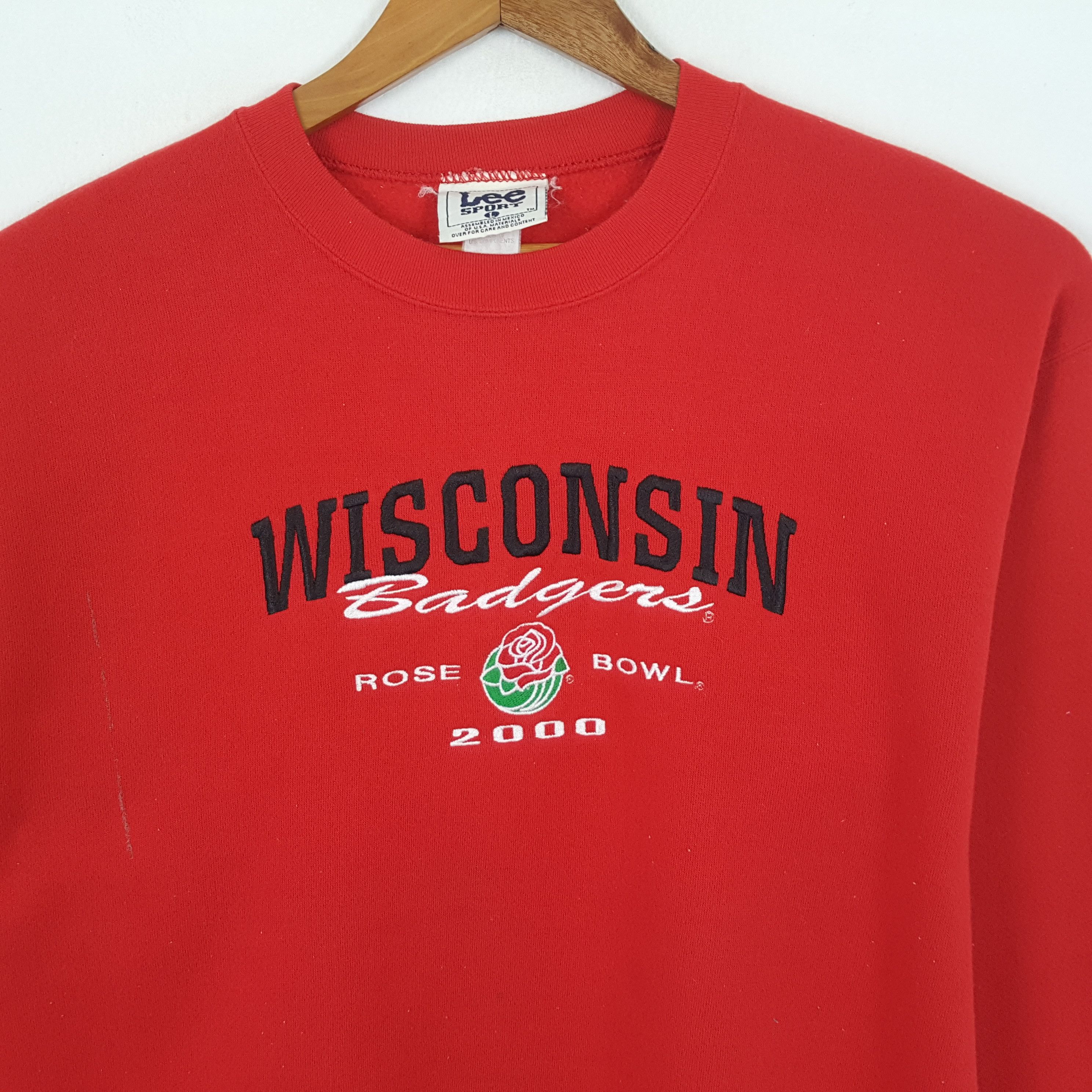 NFL × Vintage Vintage WISCONSIN BADGERS American Football Team Sweatshirts Size US L / EU 52-54 / 3 - 2 Thumbnail