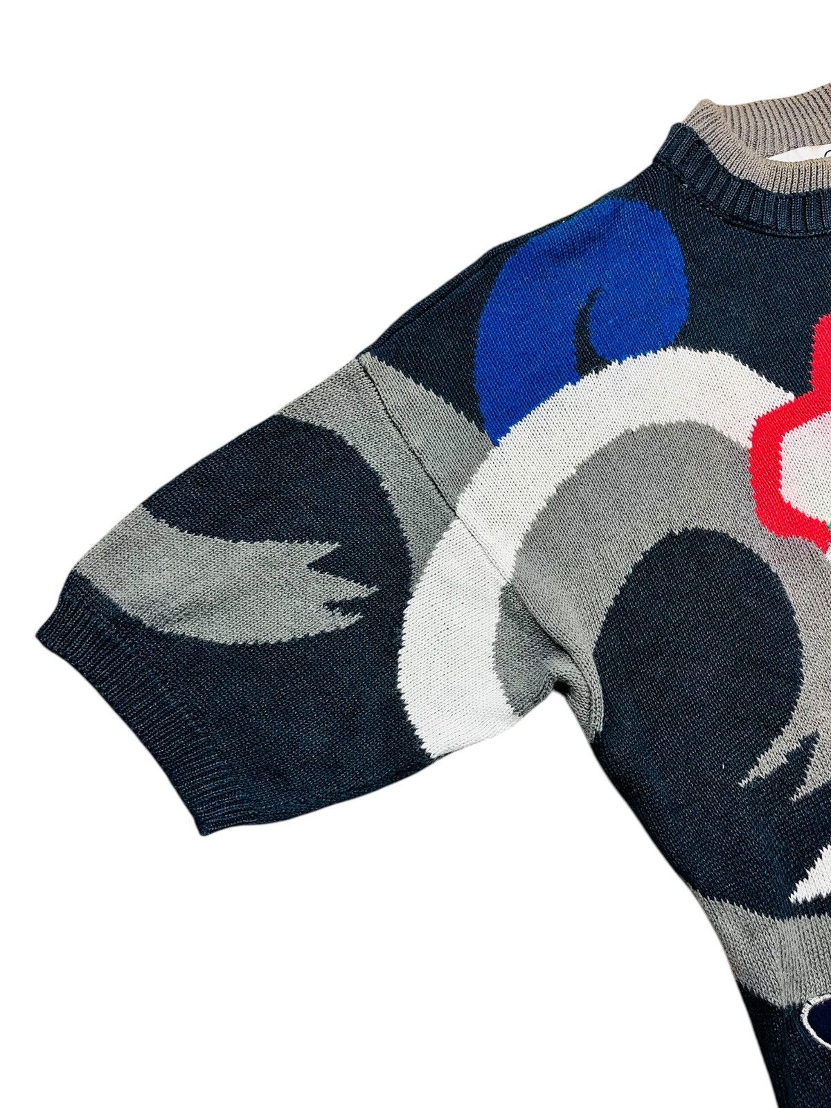 Other 1980s Kansai Sexy Girl Dragon Intrarsia Knitted Sweater Size US M / EU 48-50 / 2 - 6 Thumbnail