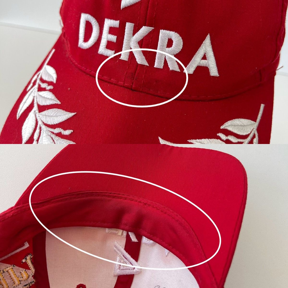 Ferrari Ferrari 1996 F1 Dekra Michael Schumacher Team Vintage Cap Size ONE SIZE - 10 Thumbnail