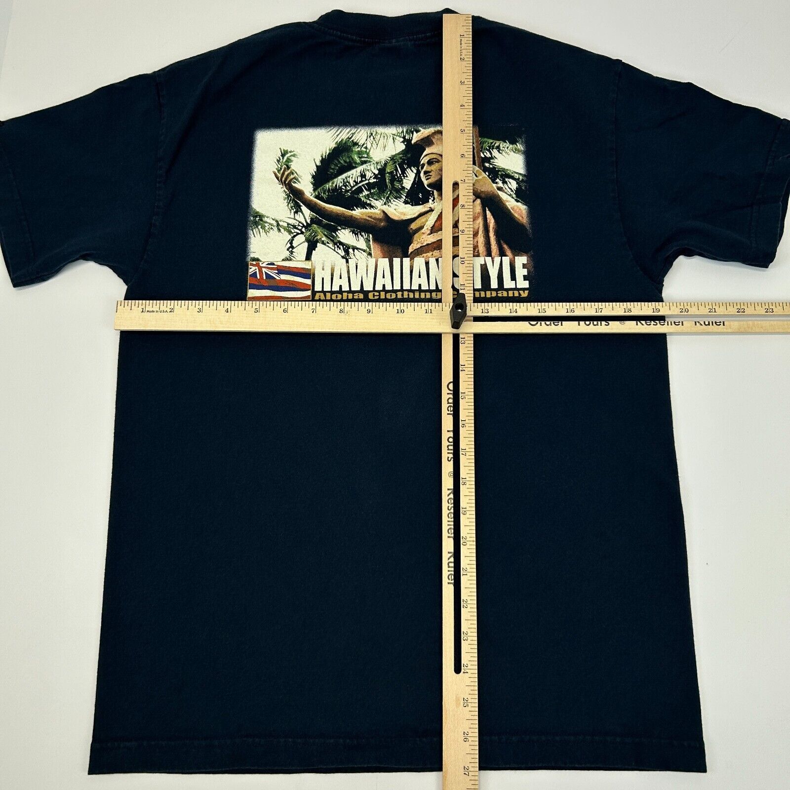 Vintage Vintage 90s Hawaiian Style T Shirt Aloha Clothing Blue M Size US M / EU 48-50 / 2 - 10 Thumbnail