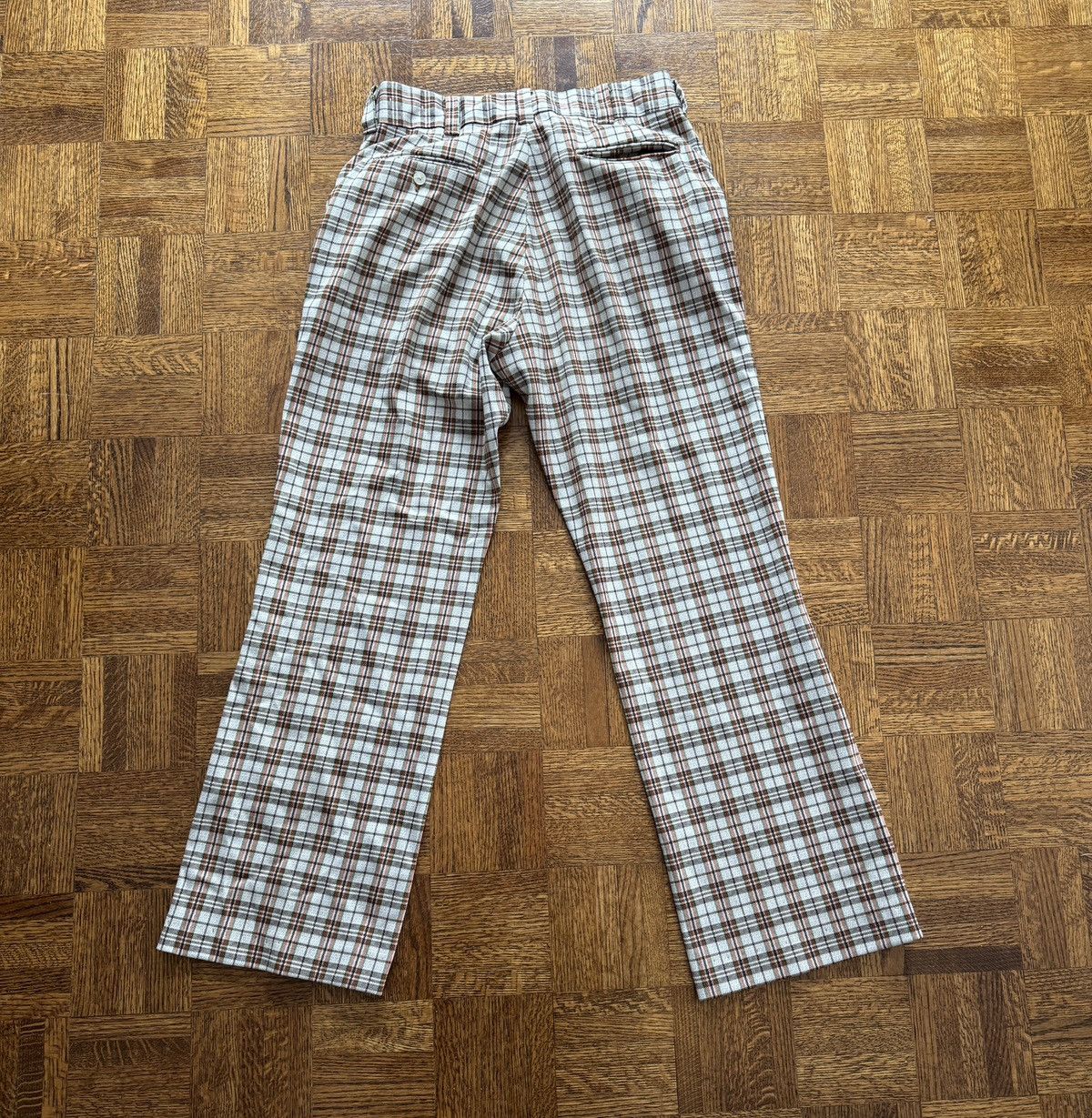 Vintage Vintage 60s Plaid Bootcut Bell Bottom Flared Pants Size US 31 - 2 Thumbnail
