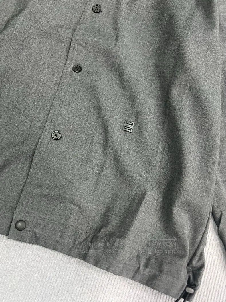 Givenchy Givenchy Wool Jacket Coat Dark Grey Size US M / EU 48-50 / 2 - 4 Thumbnail