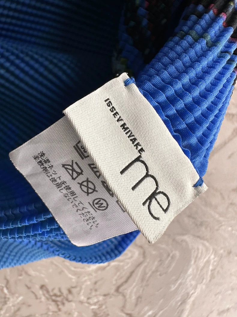 Issey Miyake issey miyake size:one size Patterned blue pleated short sl Size XXS / US 00 / IT 34 - 3 Thumbnail