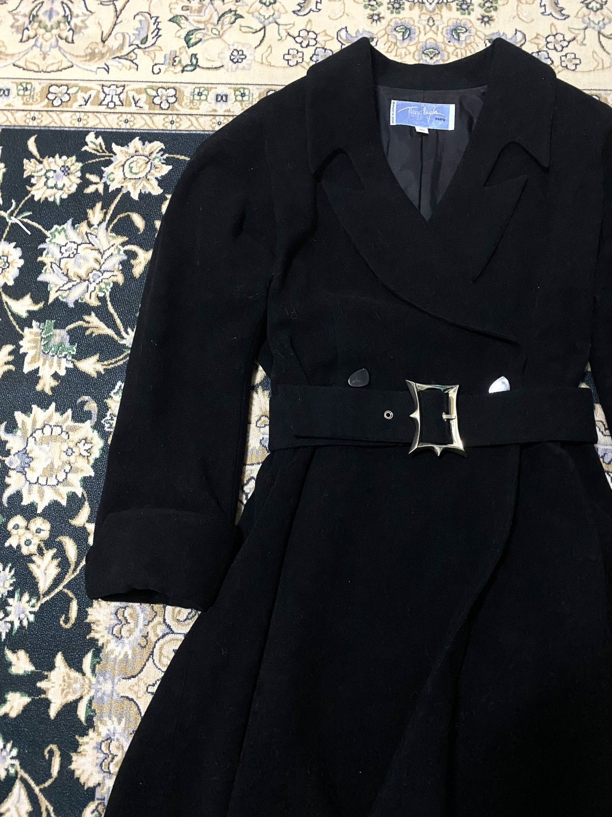 Thierry Mugler Rare Vintage 90s Thierry Mugler Jacket coat metal buckle Size M / US 6-8 / IT 42-44 - 4 Thumbnail