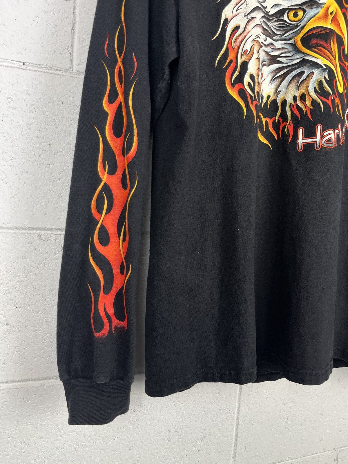 Harley Davidson Harley Davidson Vintage Longsleeve Eagle 90s Size US M / EU 48-50 / 2 - 6 Thumbnail
