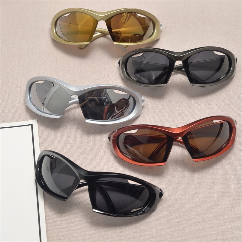 VIBE Future Street ins style custom avant-garde sunglasses Size ONE SIZE - 6 Thumbnail