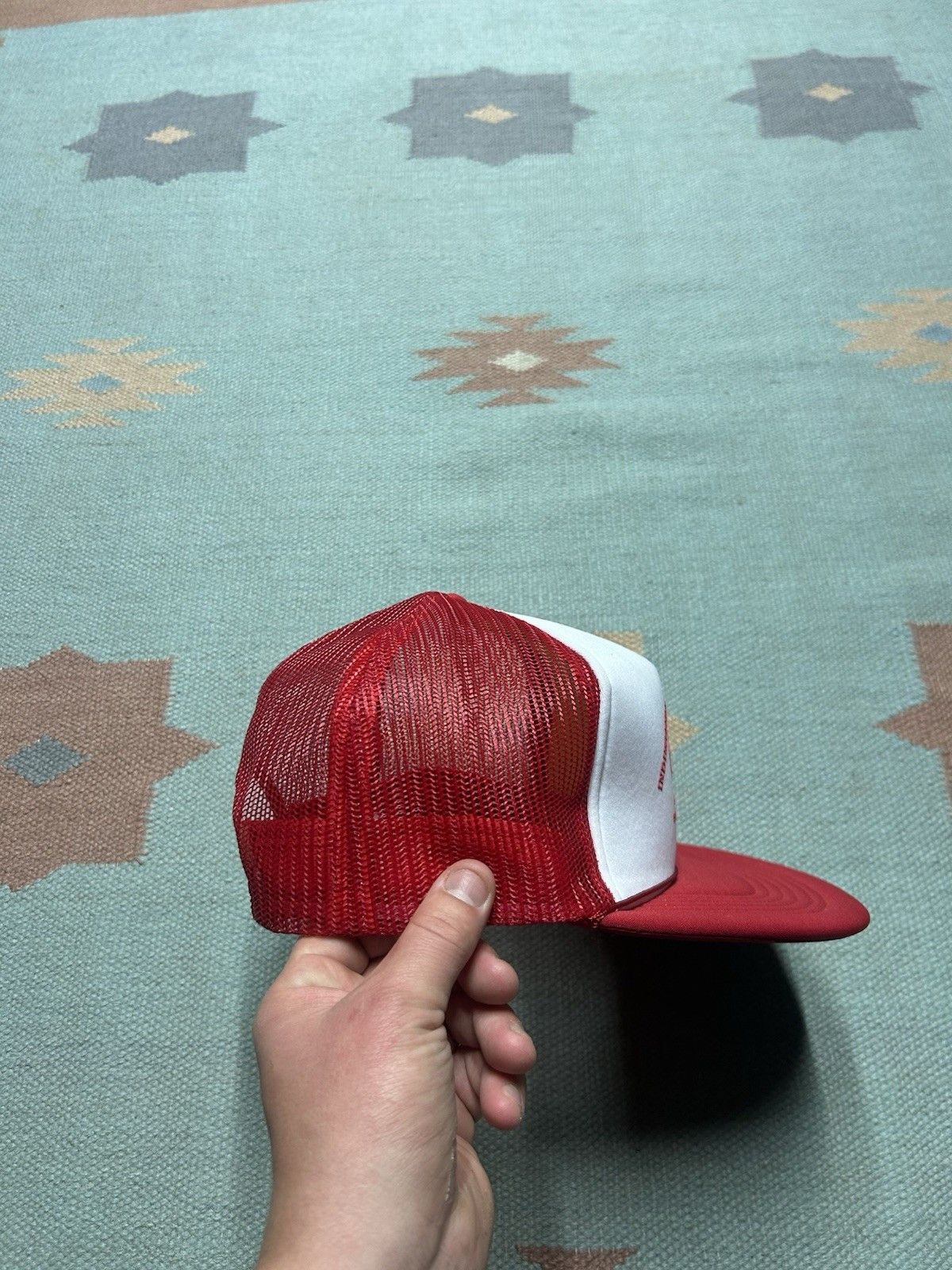 Vintage trucker hat industrial manufacturin Burton Michigan bad boys Size ONE SIZE - 9 Thumbnail