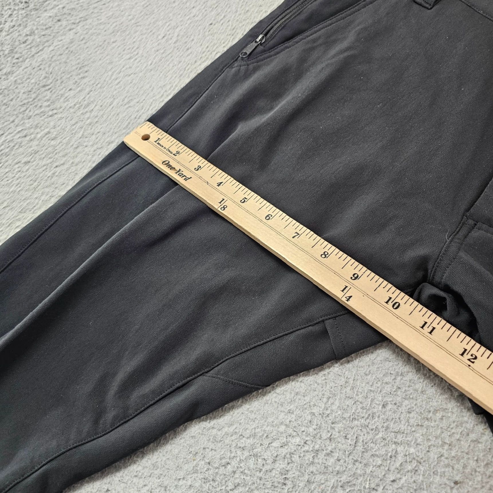 Vintage Chrome Industries Pants Mens 30x26 Nylon Black Chino Casual Streetwear Pants Mens 30 Black Nylon Stretch Pockets Size US 30 / EU 46 - 5 Thumbnail