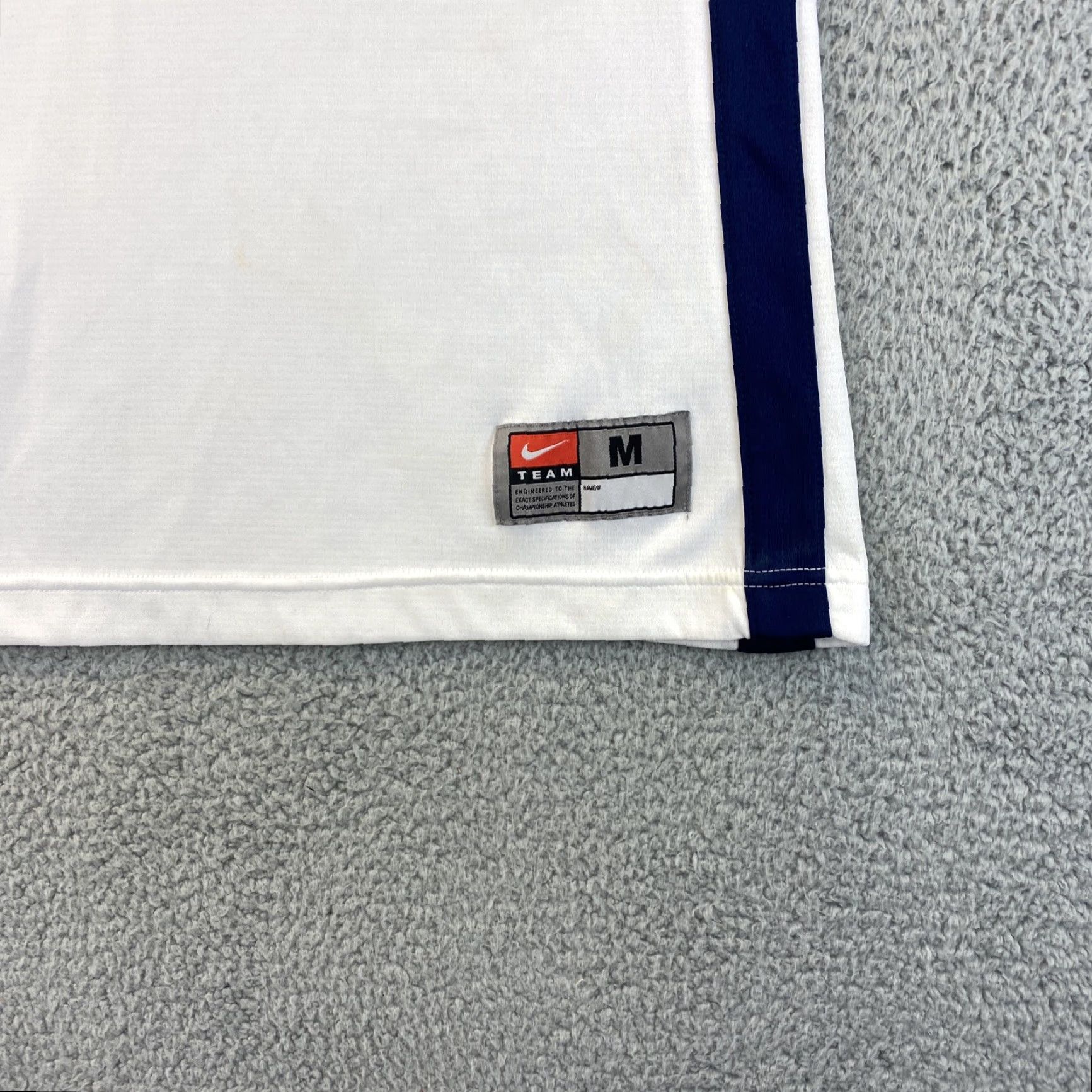 Nike Nike Dri-Fit White & Black Sleeveless Jersey Adult M Medium Tank /64-9 Size US M / EU 48-50 / 2 - 2 Thumbnail