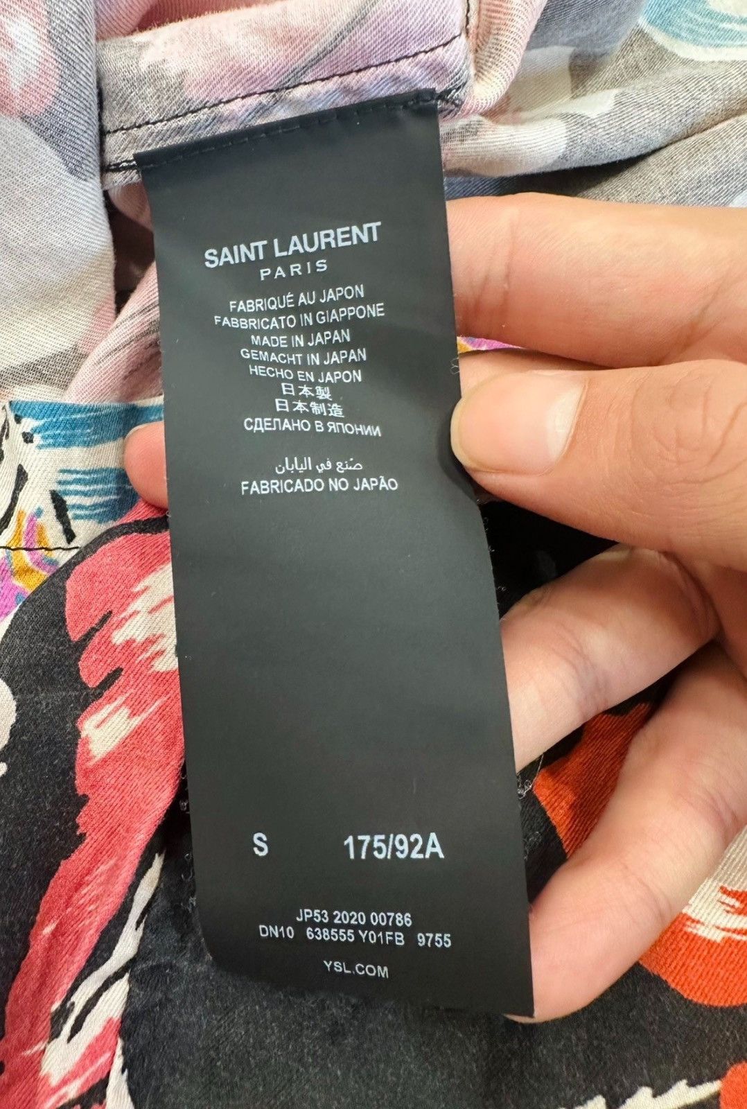 Saint Laurent Paris Saint Laurent Paris SS19Tropical Flower Hawaiian Shirt Size US S / EU 44-46 / 1 - 5 Thumbnail