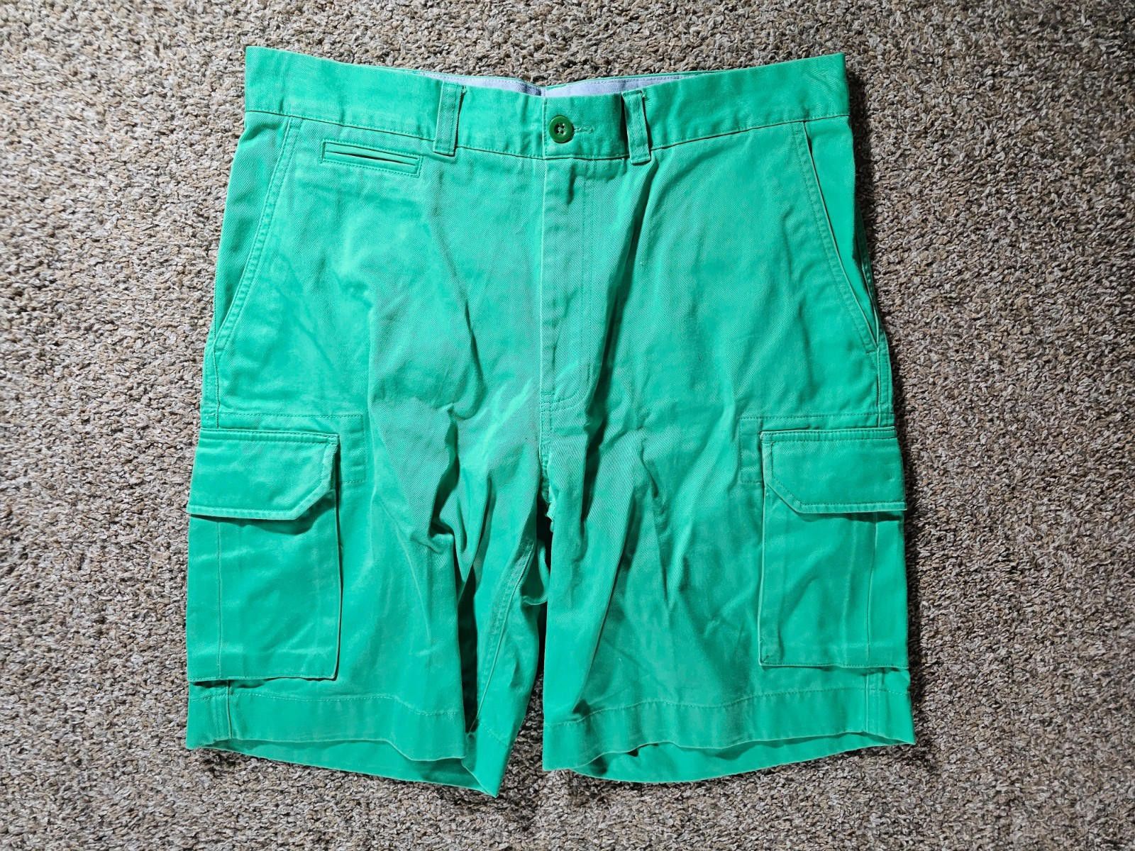 Lands' End Lands End Cargo Shorts Size 35 Green Size US 35 - 1 Thumbnail