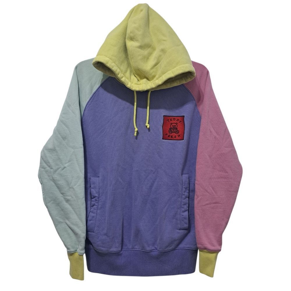 Teddy Fresh Teddy Fresh Pastel Hoodie Logo Patch Retro Y2K Sweater XS Mu Size XS / US 0-2 / IT 36-38 - 1 Thumbnail