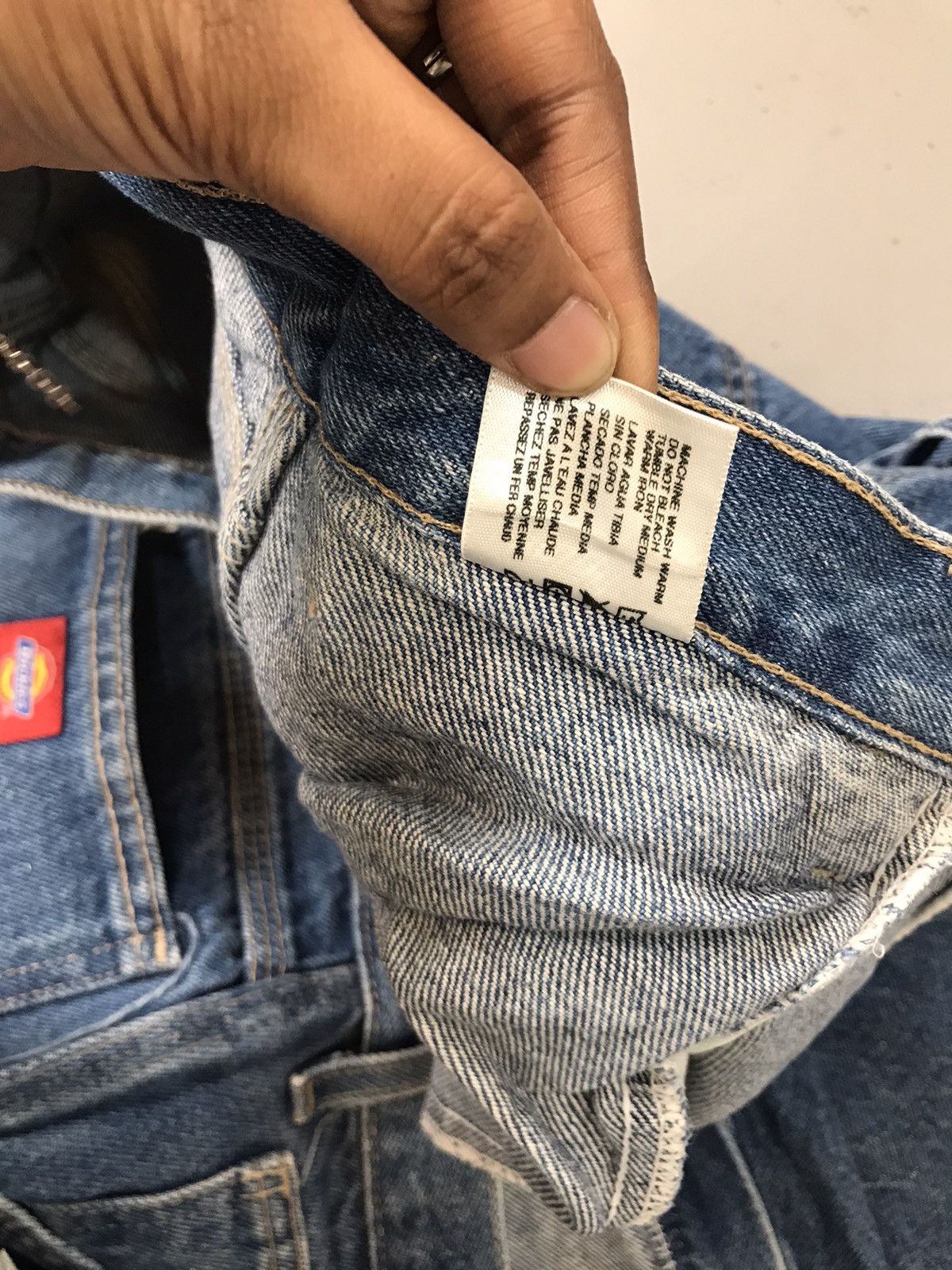 Dickies × Vintage Vintage dickies carpenter denim jort Size US 38 / EU 54 - 8 Thumbnail