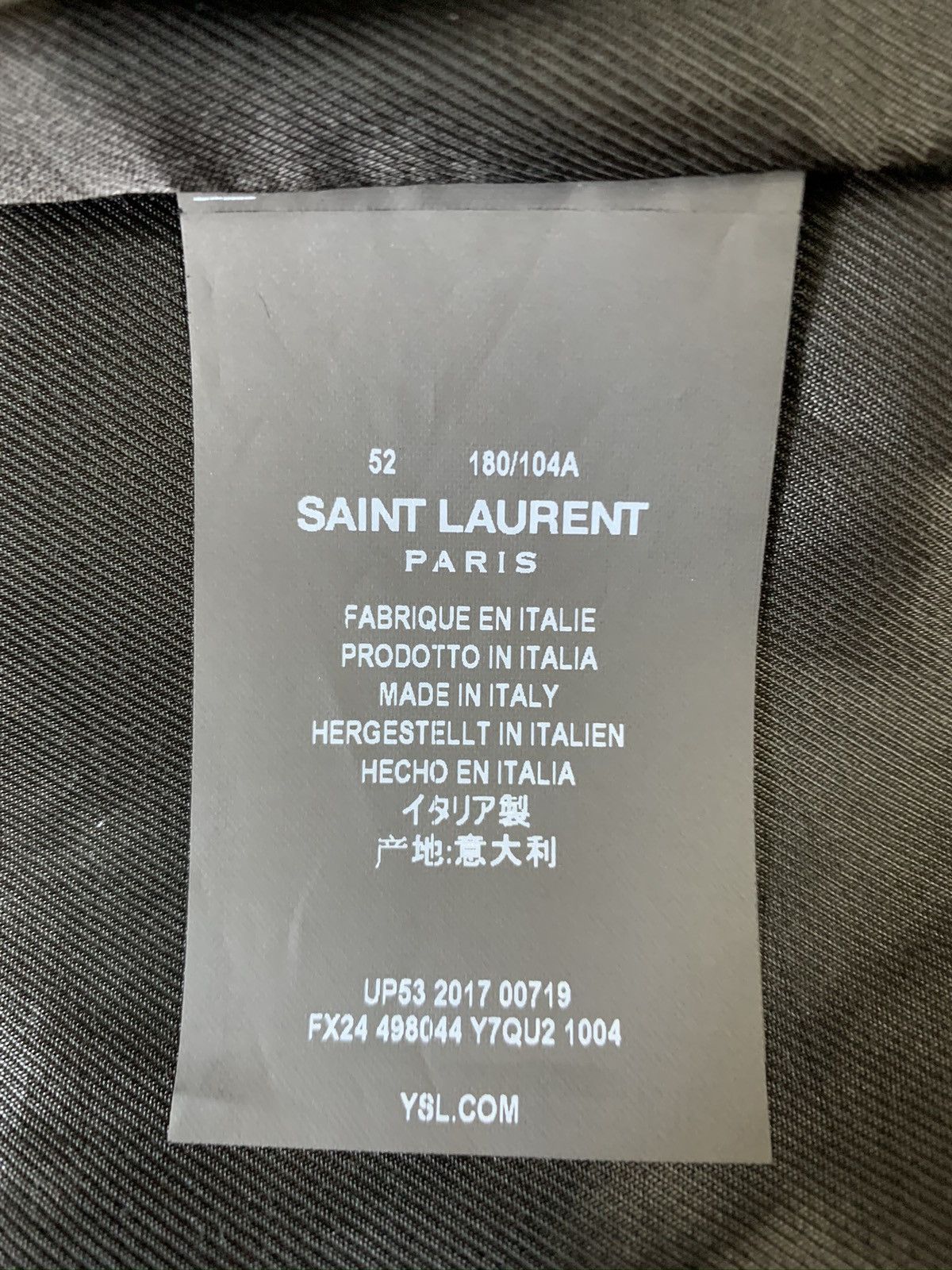 Saint Laurent Paris Shearling Teddy Jacket in Black / Off-white Size US L / EU 52-54 / 3 - 5 Thumbnail