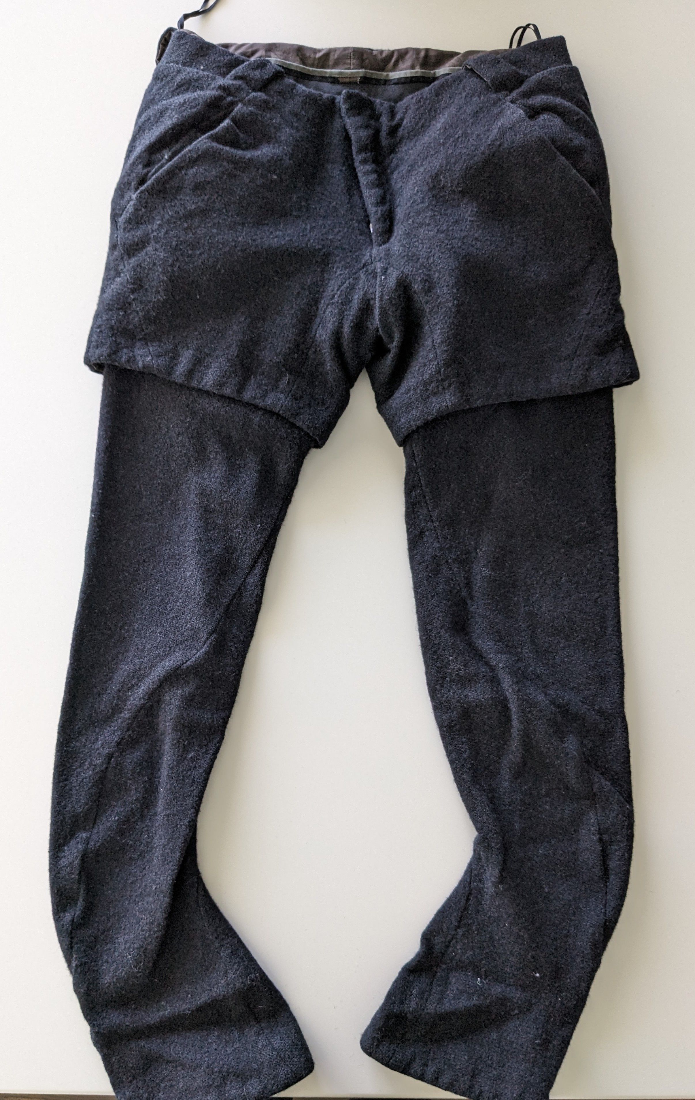 Devoa Devoa Double Layer Wool Pants | Grailed