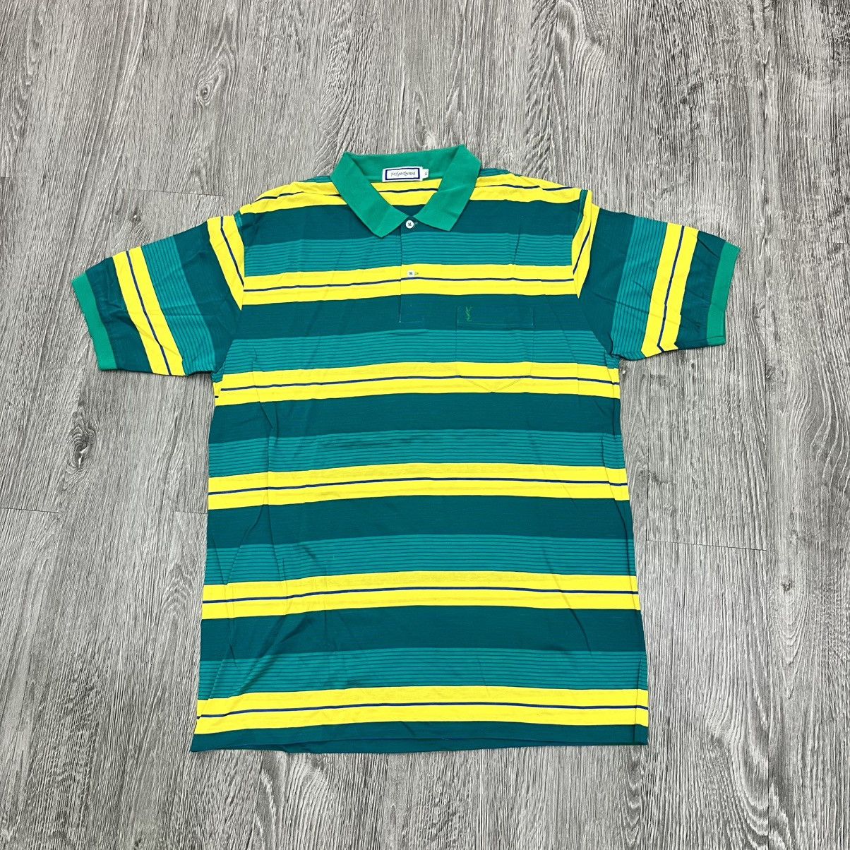 Yves Saint Laurent Vintage Yves Saint Laurent Ysl Polo Shirt Size US XL / EU 56 / 4 - 1 Thumbnail